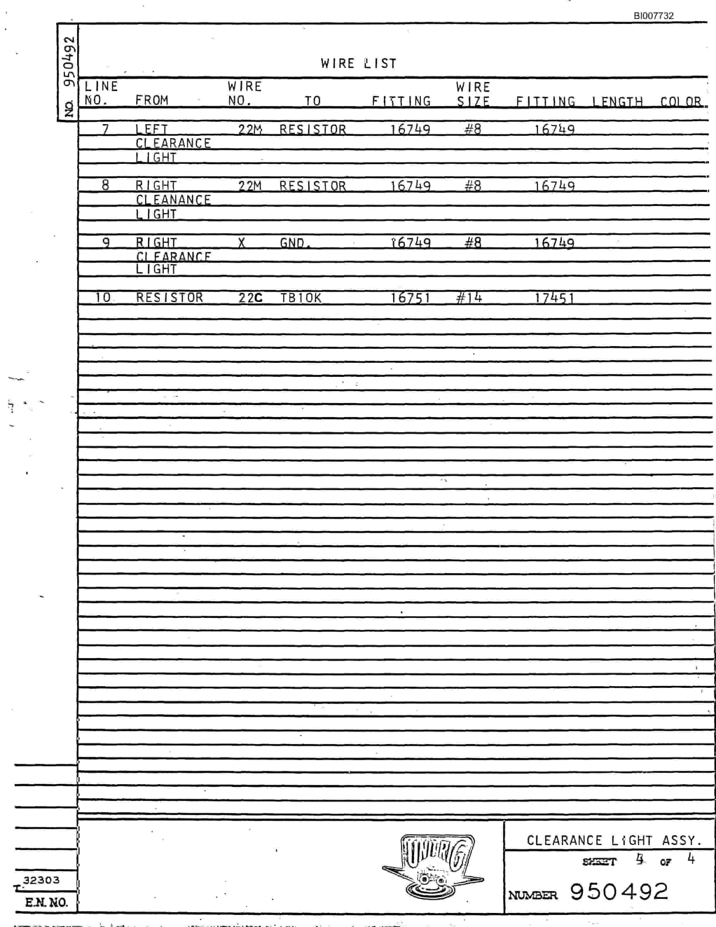Bucyrus M-85 Assembly Parts Catalog BI007732-3
