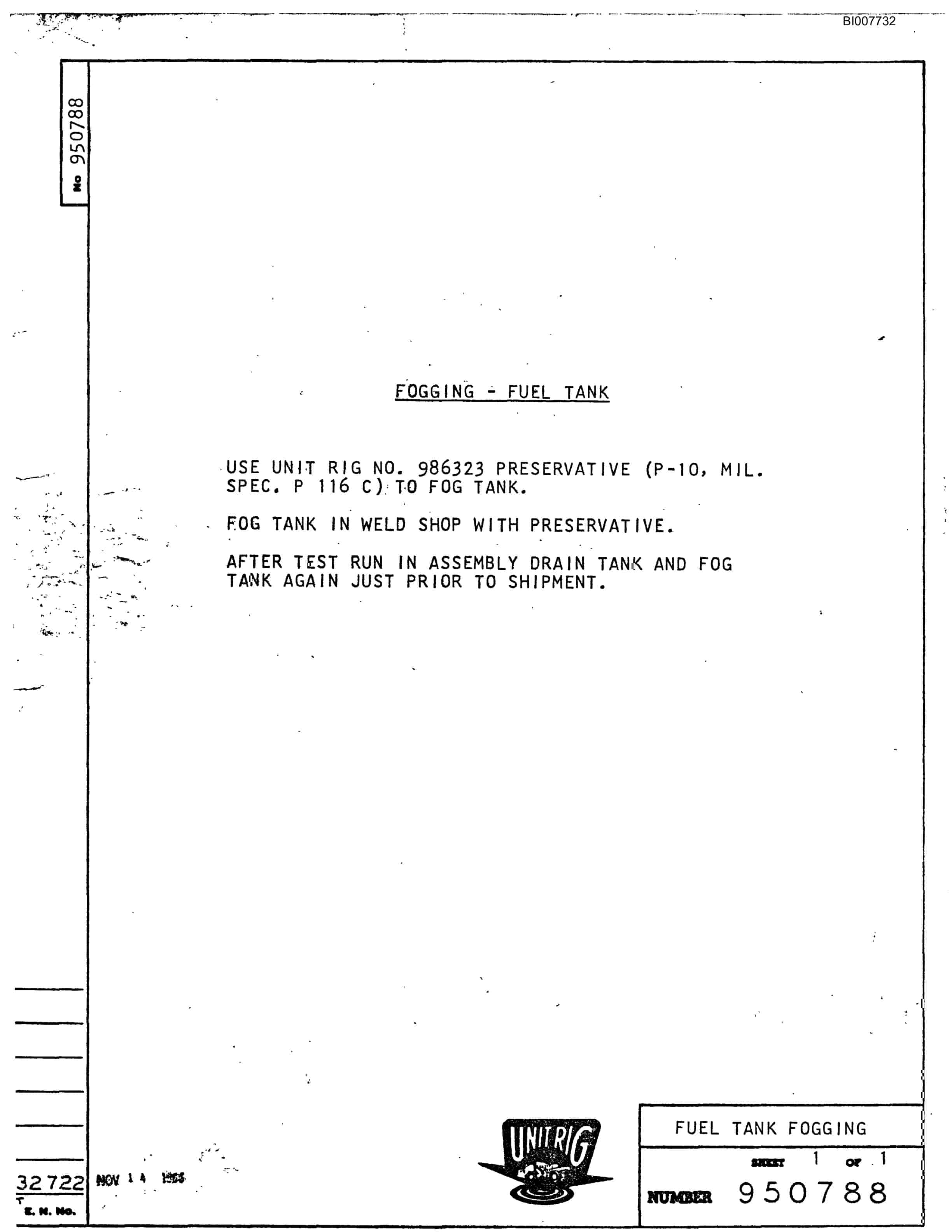 Bucyrus M-85 Assembly Parts Catalog BI007732-5