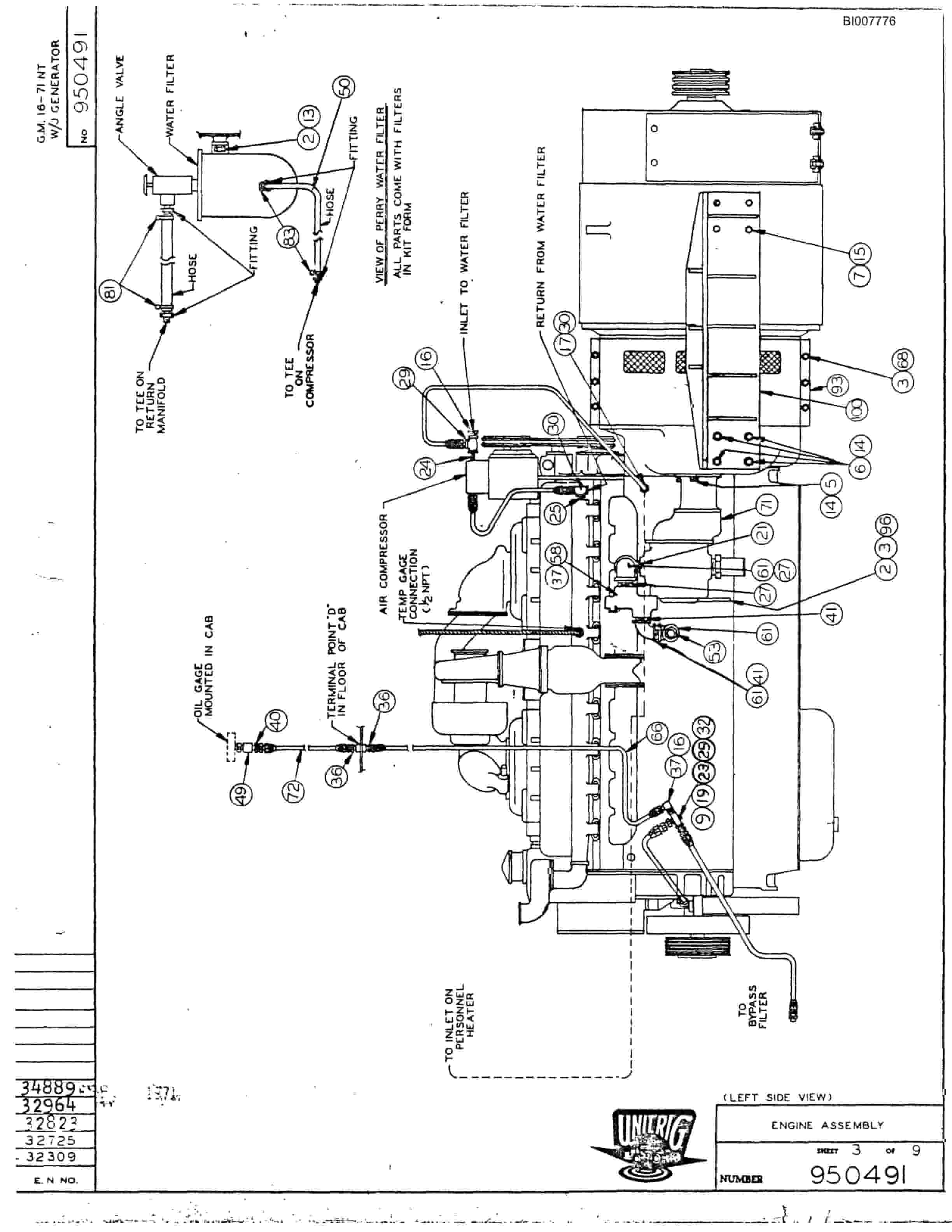 Bucyrus M-85 Assembly Parts Catalog BI007776-3