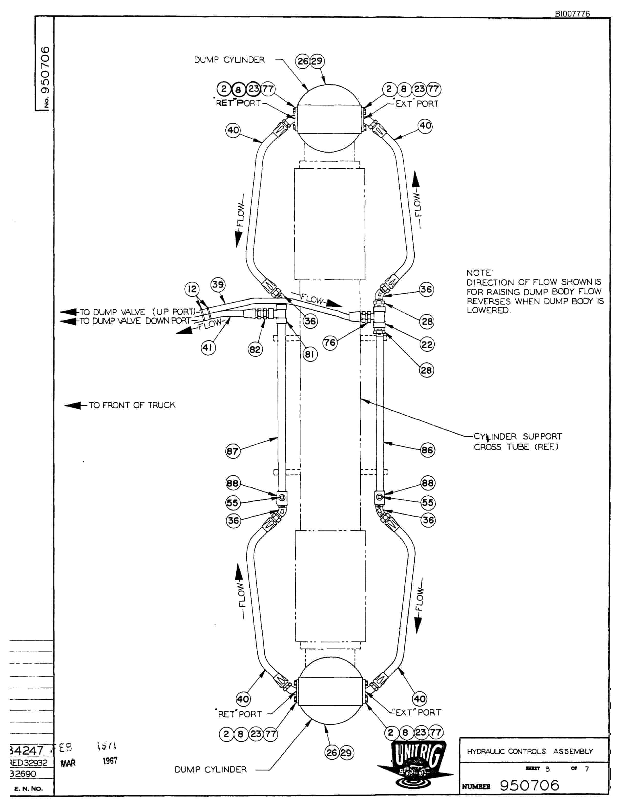 Bucyrus M-85 Assembly Parts Catalog BI007776-5