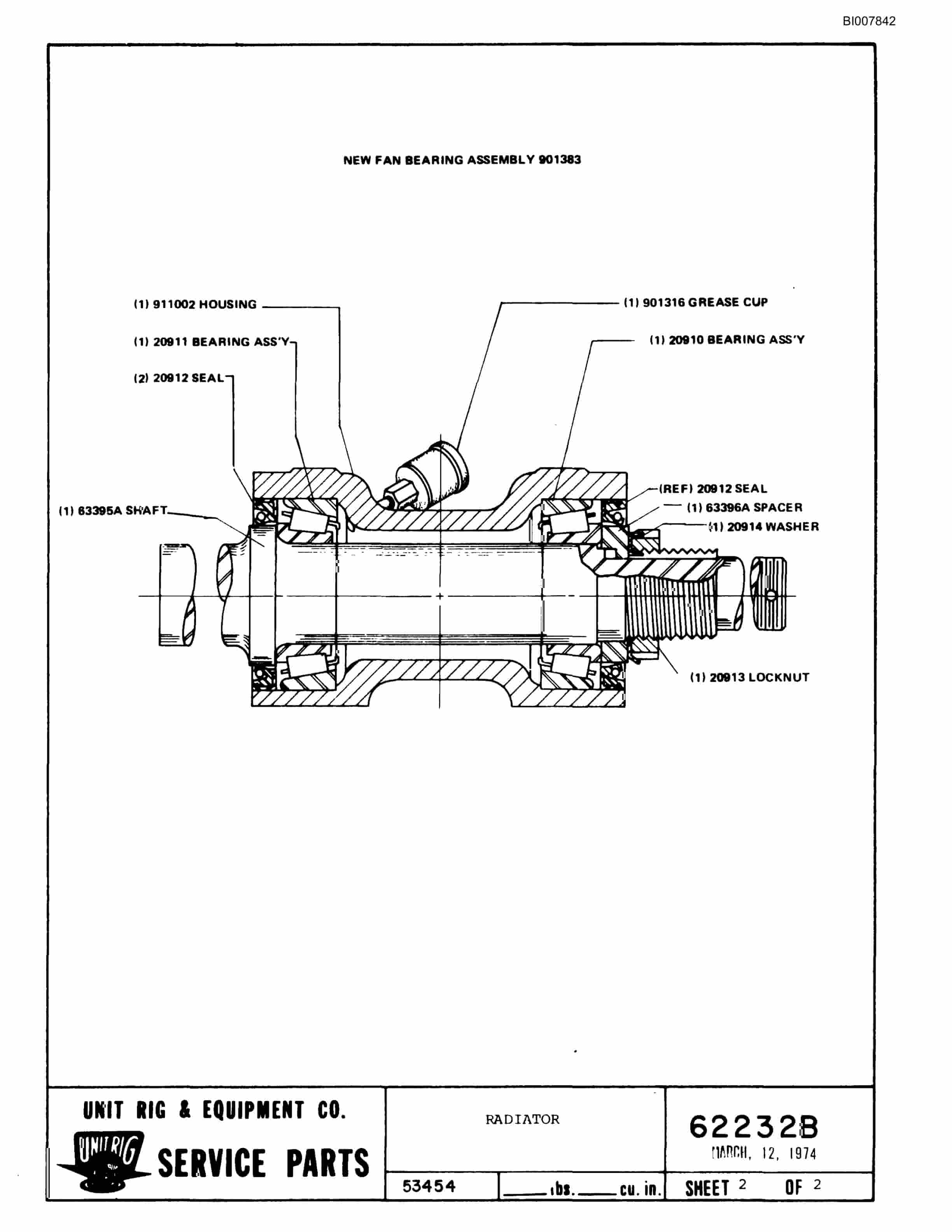 Bucyrus M-85 Assembly Parts Catalog BI007842-5