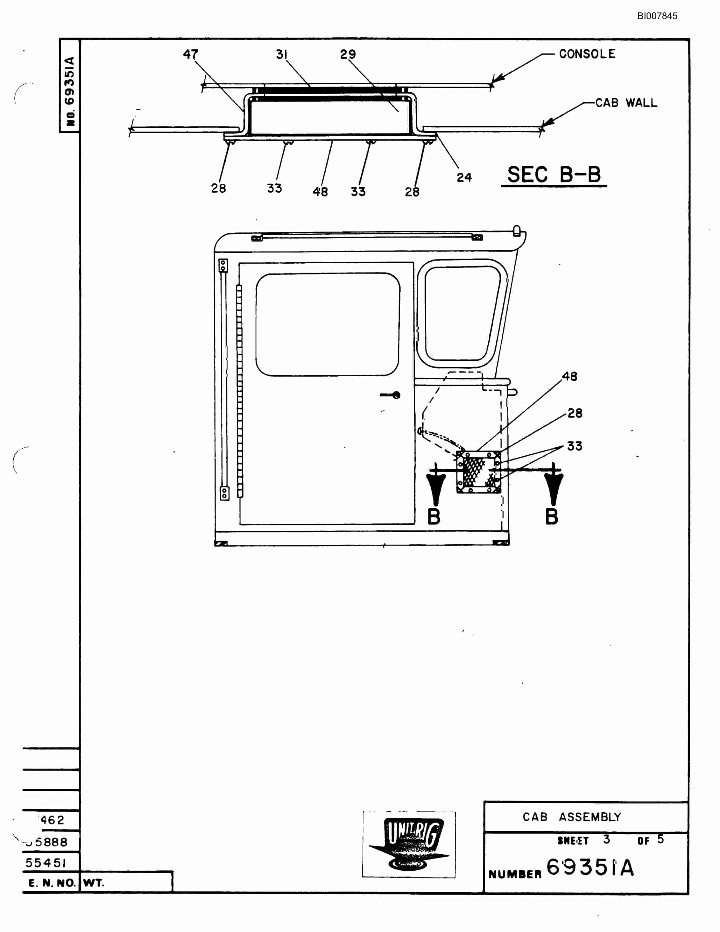 Bucyrus M-85 Assembly Parts Catalog BI007845-2