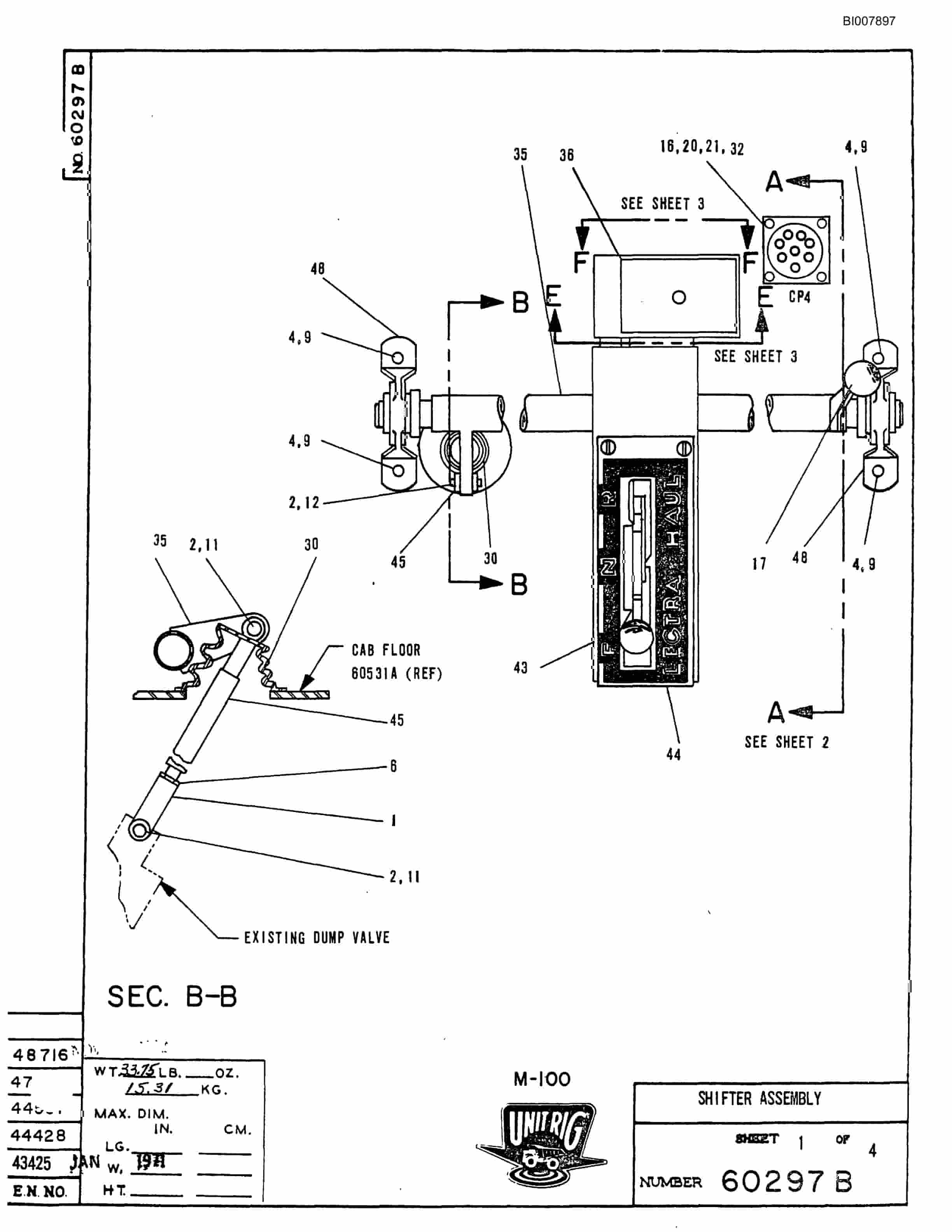 Bucyrus M-85 Assembly Parts Catalog BI007897-2