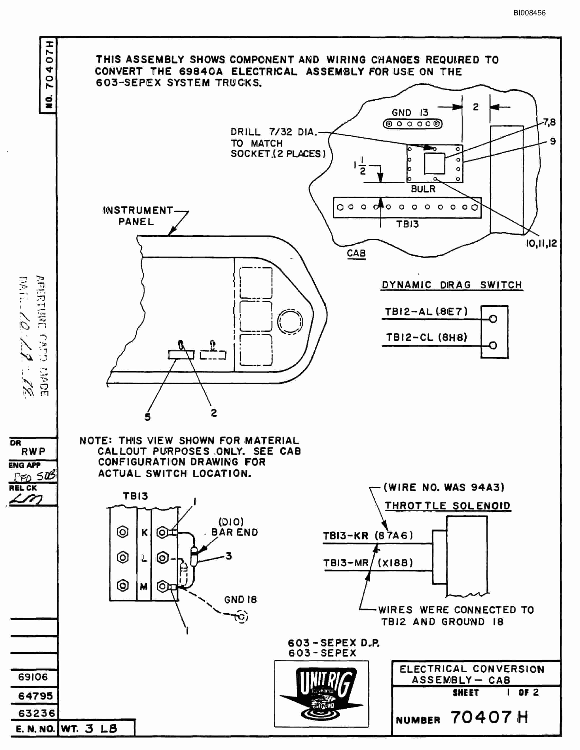 Bucyrus M-85 Assembly Parts Catalog BI008456-2