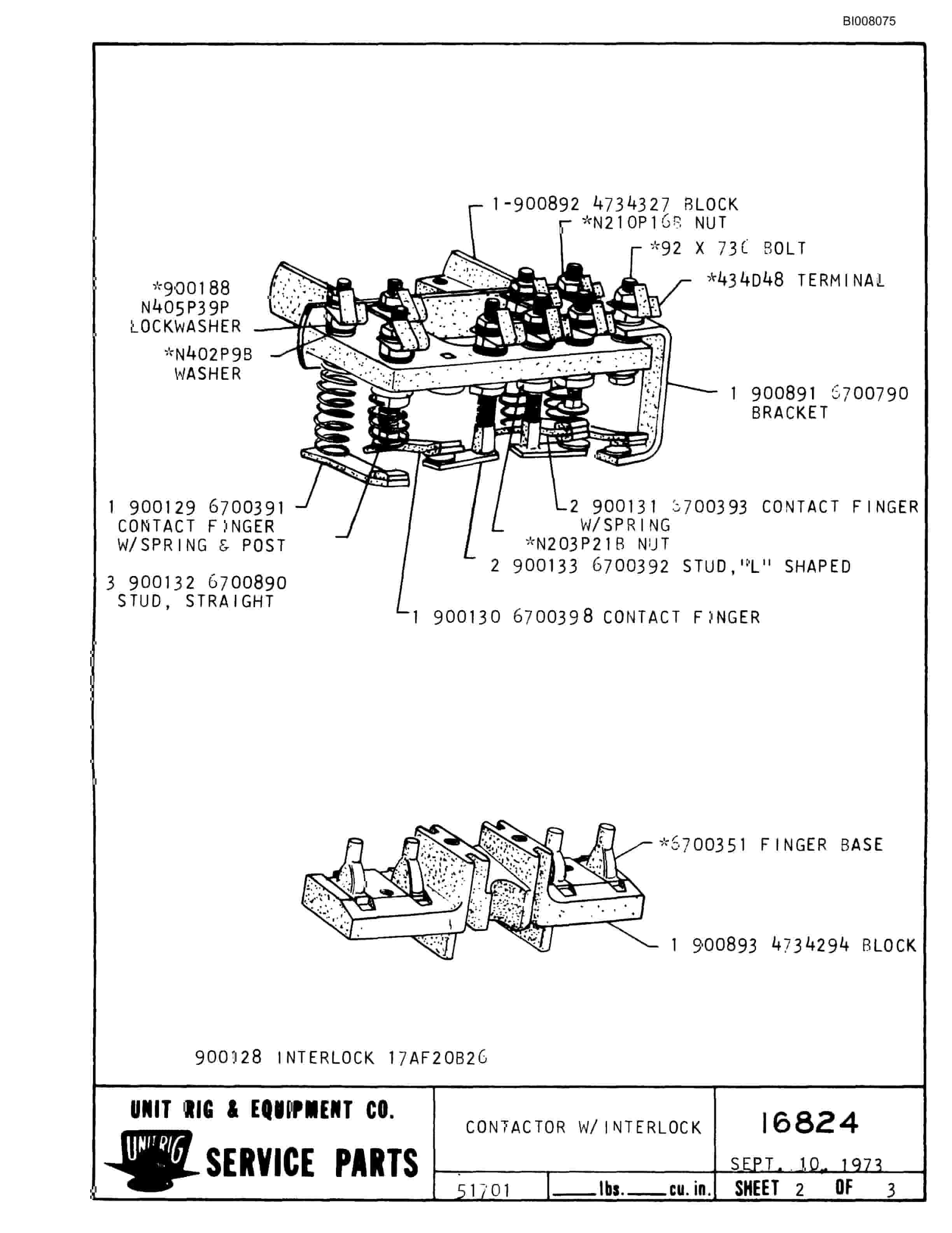 Bucyrus M-85 Illustrated Parts Catalog BI008075-4