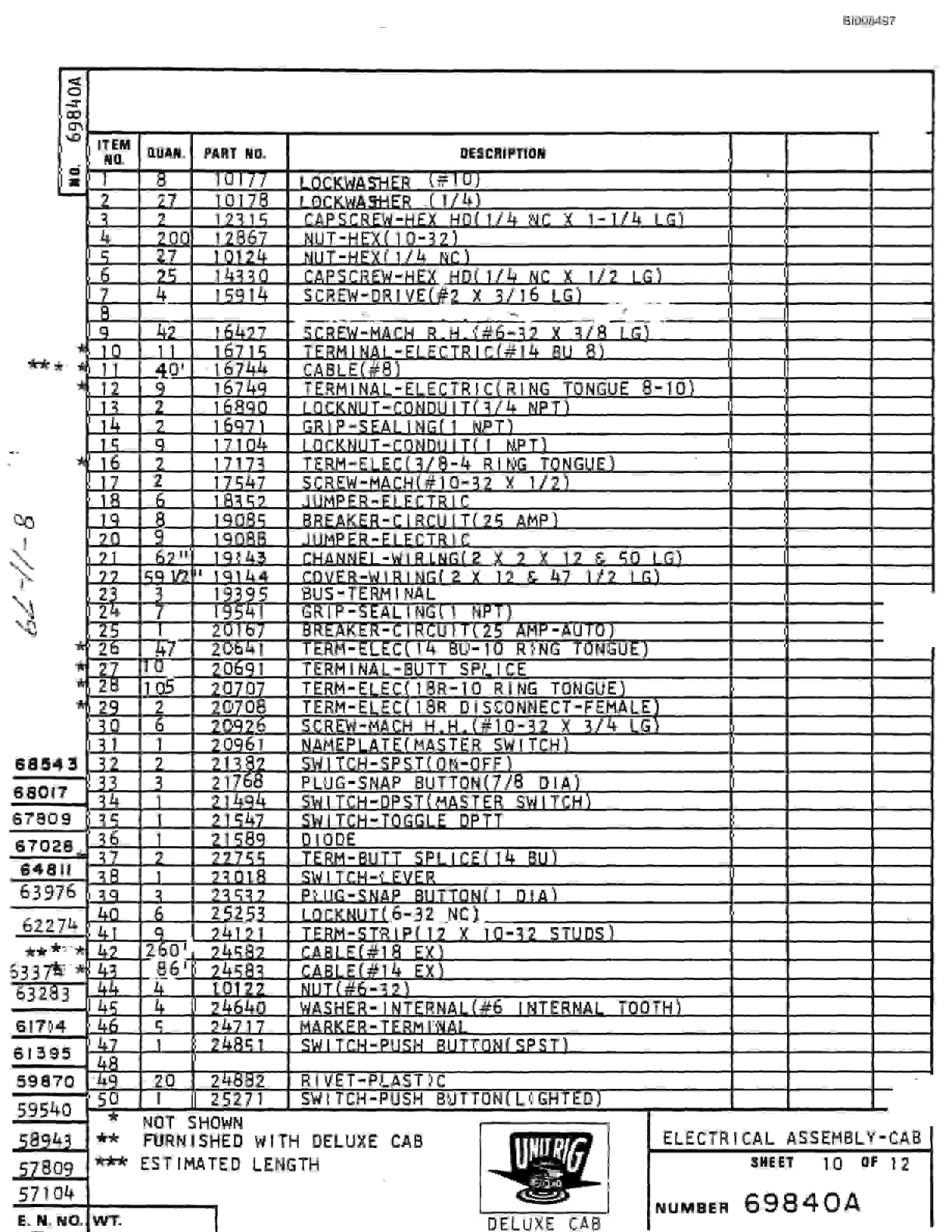 Bucyrus M-85 Illustrated Parts Catalog BI008497-2