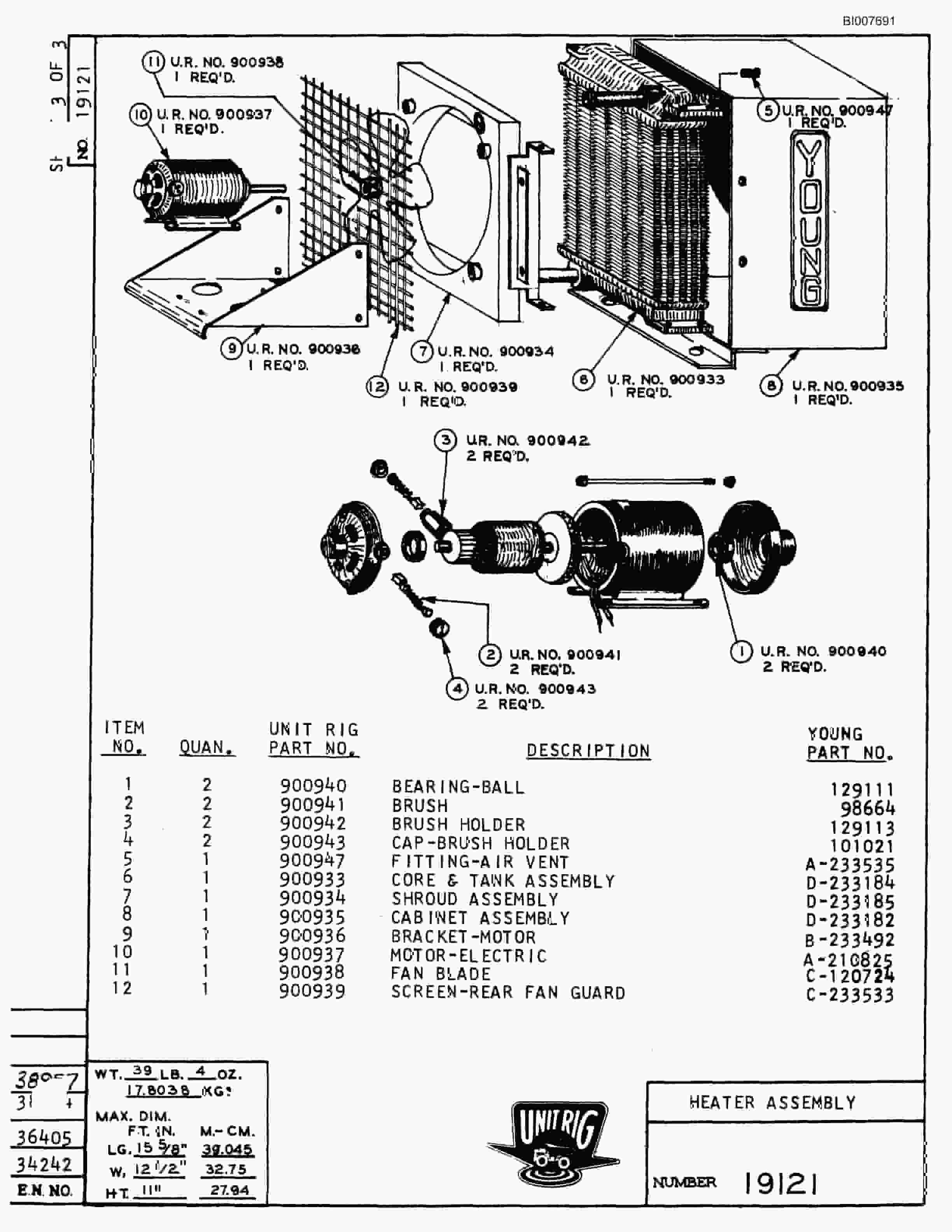 Bucyrus M-85 Parts Catalog BI007691-5