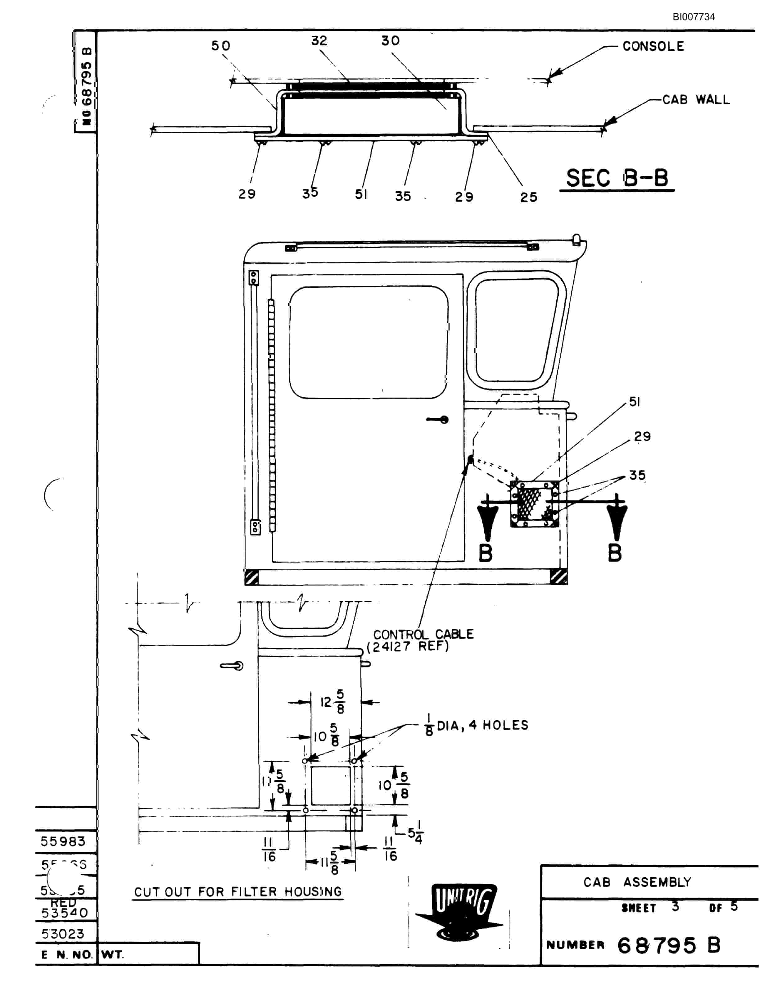 Bucyrus M-85 Parts Catalog BI007734-3