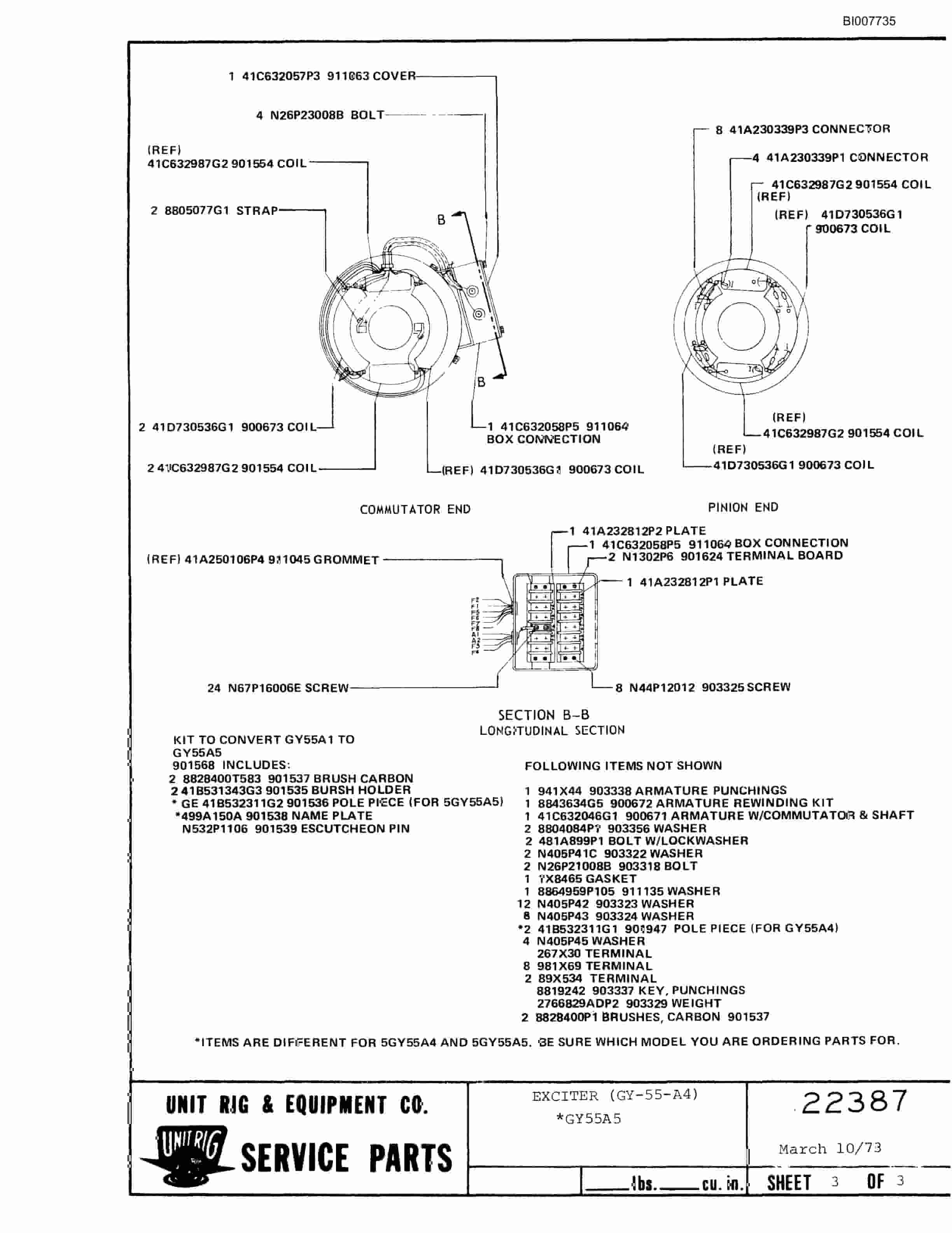 Bucyrus M-85 Parts Catalog BI007735-5