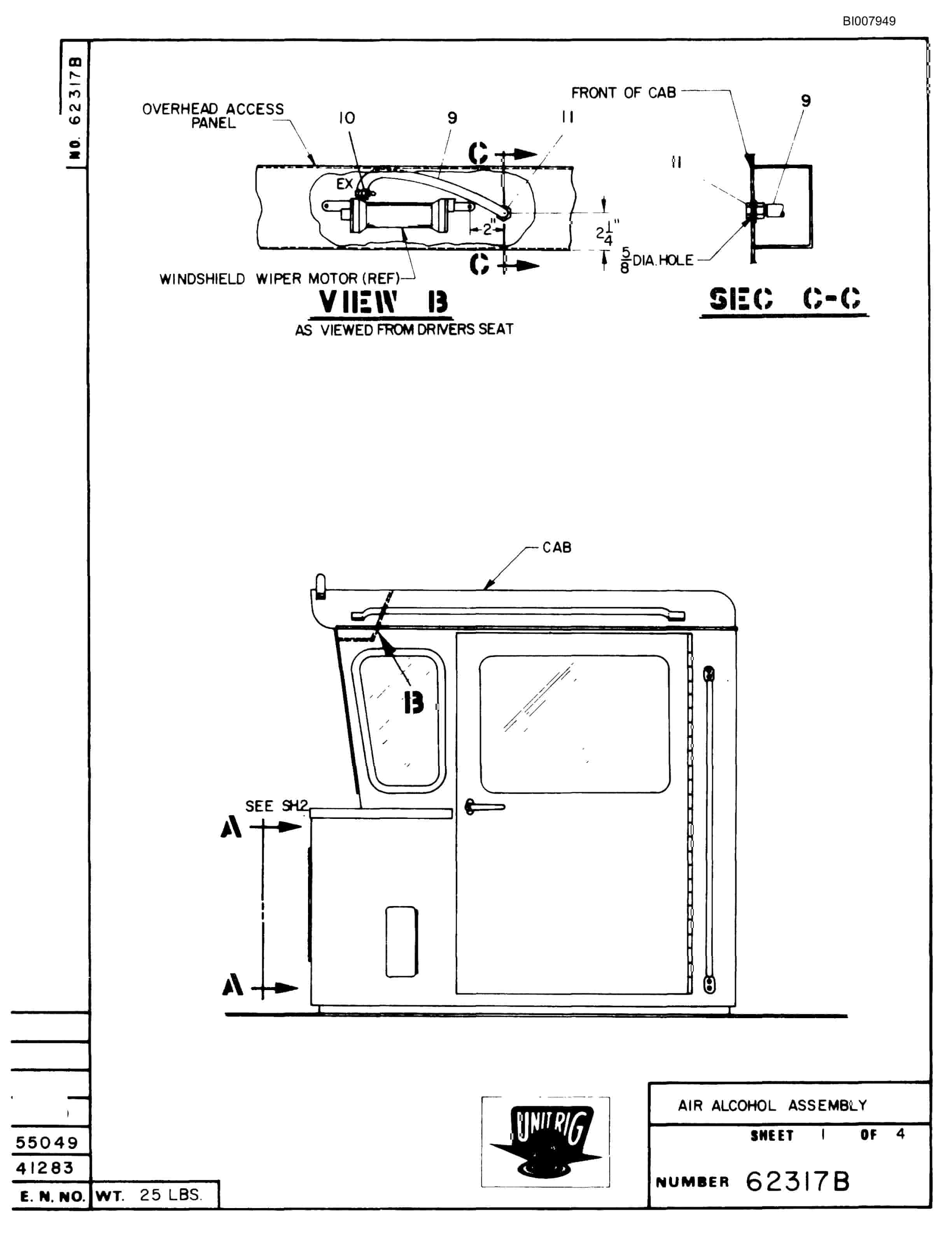 Bucyrus M-85 Parts Catalog BI007949-3
