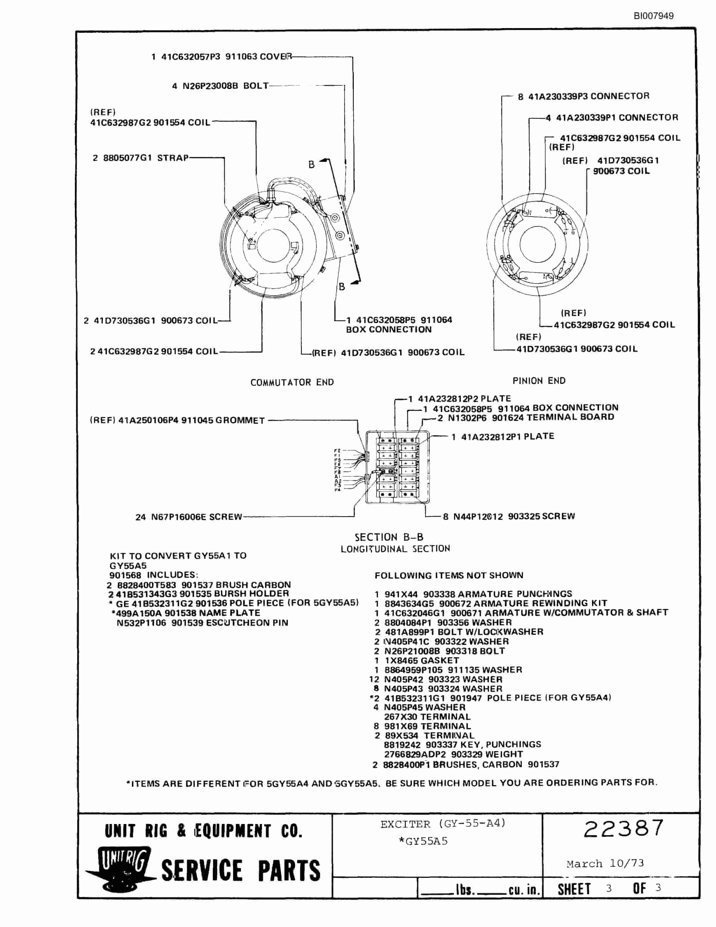 Bucyrus M-85 Parts Catalog BI007949-5