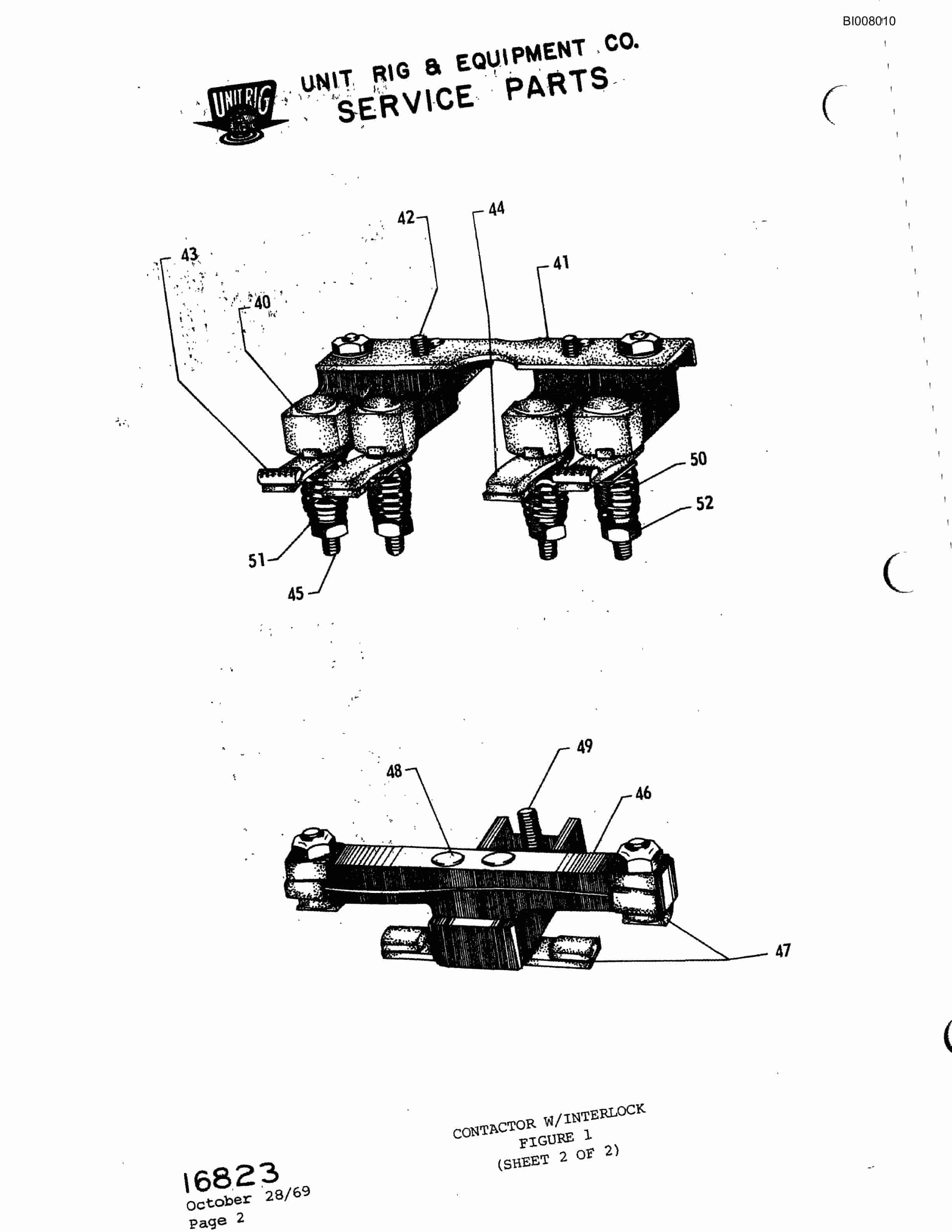 Bucyrus M-85 Parts Catalog BI008010-3
