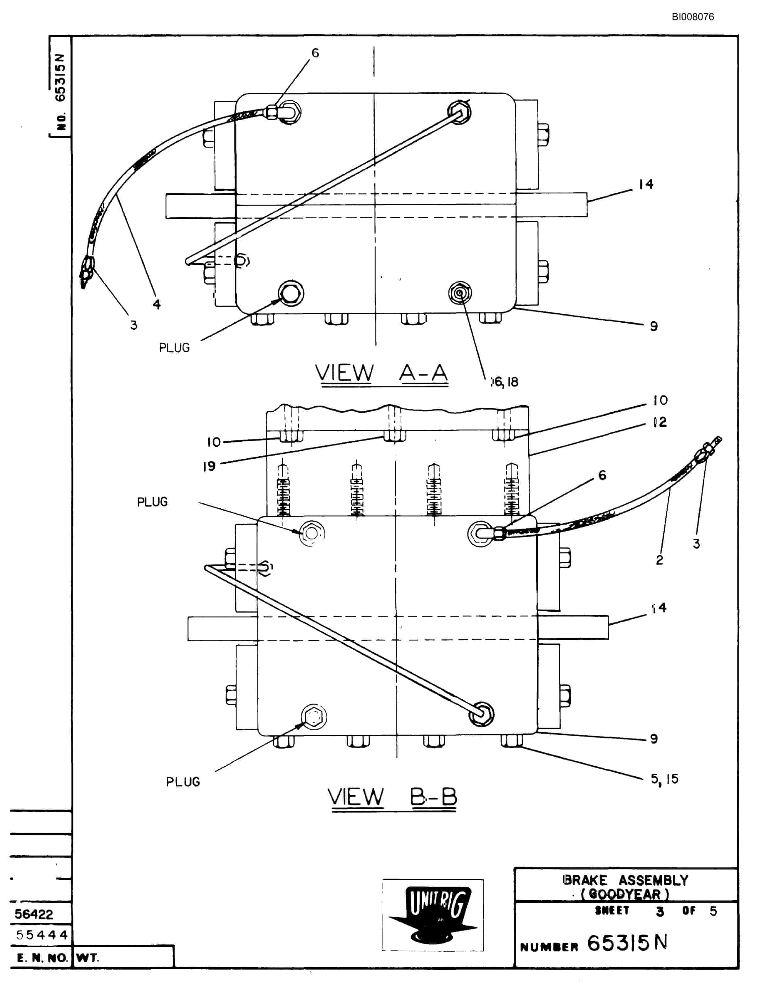 Bucyrus M-85 Parts Catalog BI008076-2