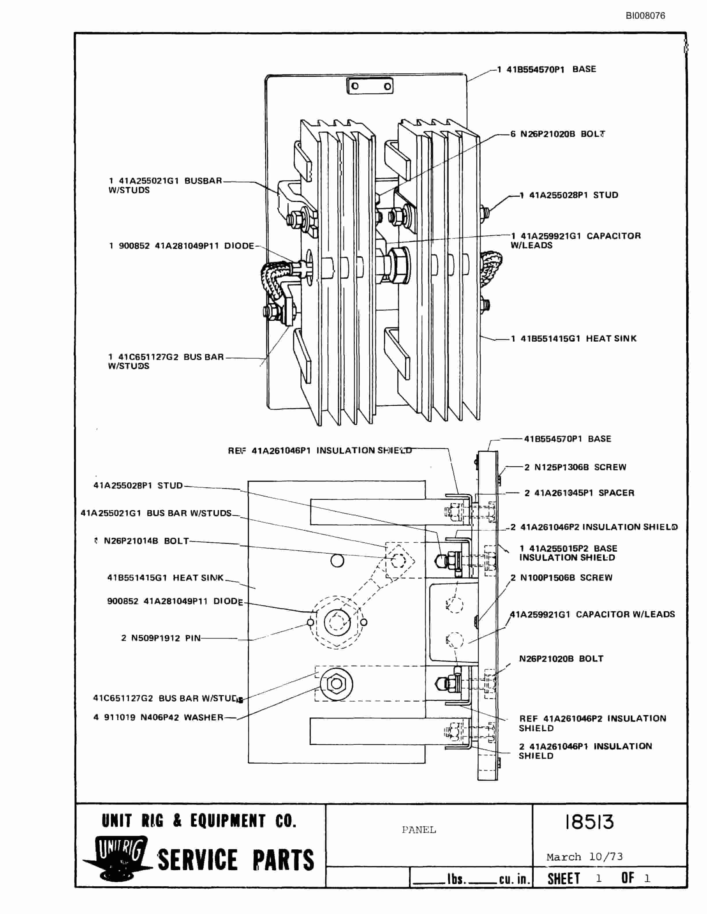 Bucyrus M-85 Parts Catalog BI008076-4