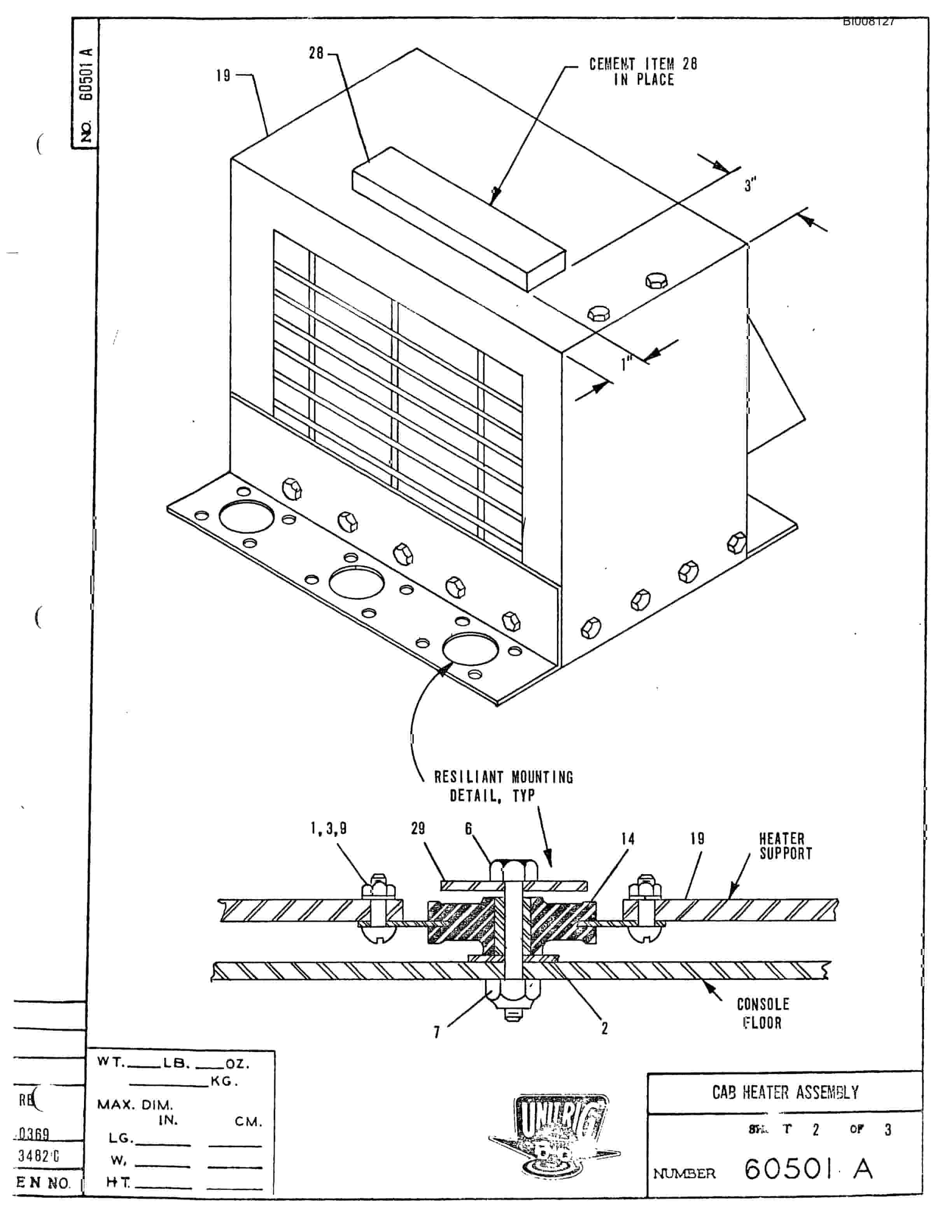 Bucyrus M-85 Parts Catalog BI008127-3