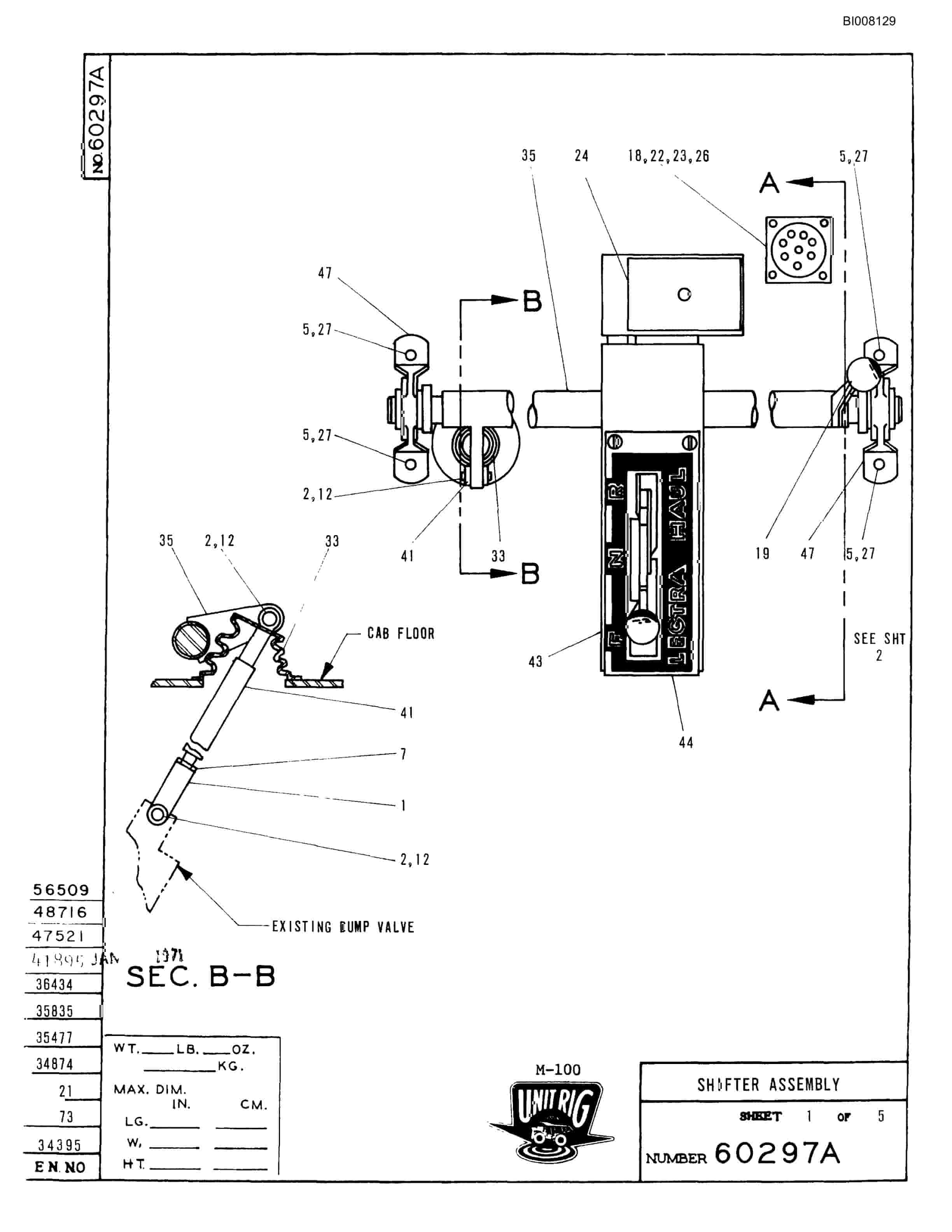 Bucyrus M-85 Parts Catalog BI008129-2