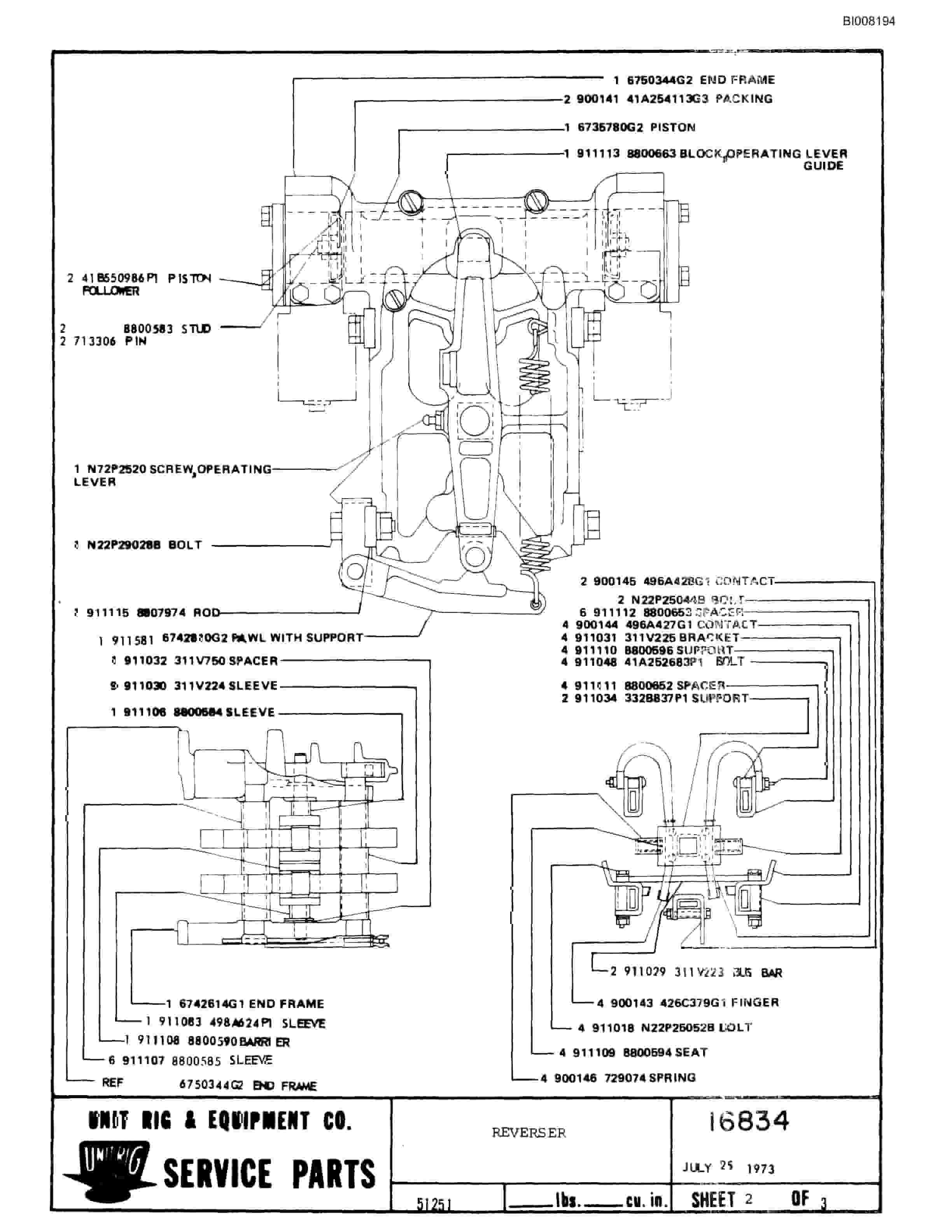 Bucyrus M-85 Parts Catalog BI008194-4