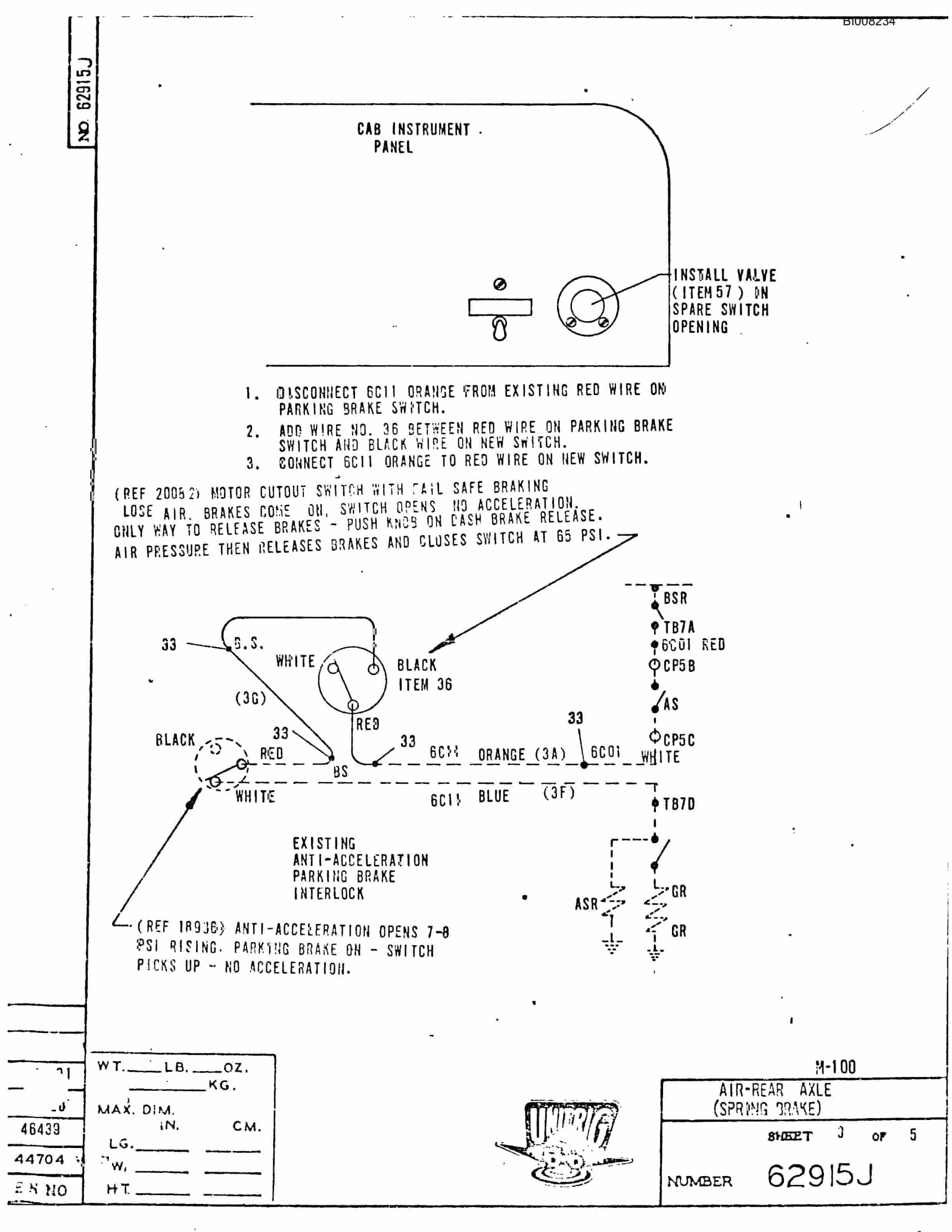 Bucyrus M-85 Parts Catalog BI008234-2