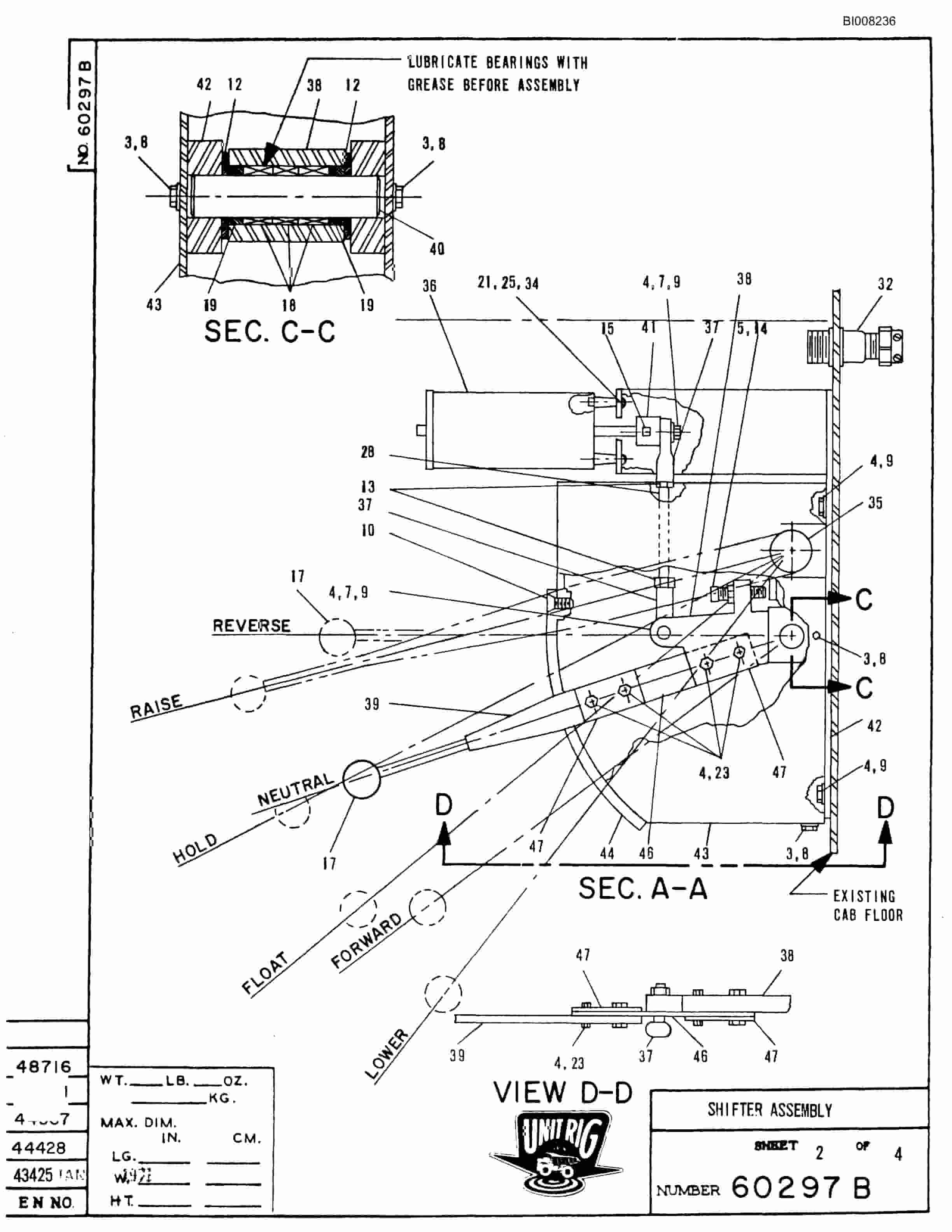 Bucyrus M-85 Parts Catalog BI008236-3