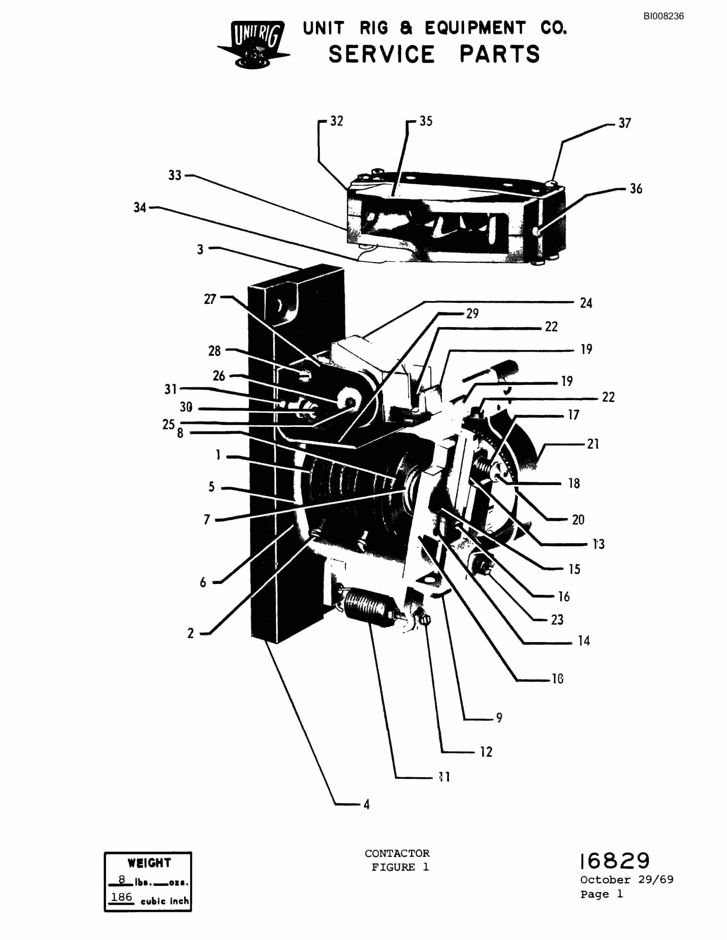 Bucyrus M-85 Parts Catalog BI008236-4
