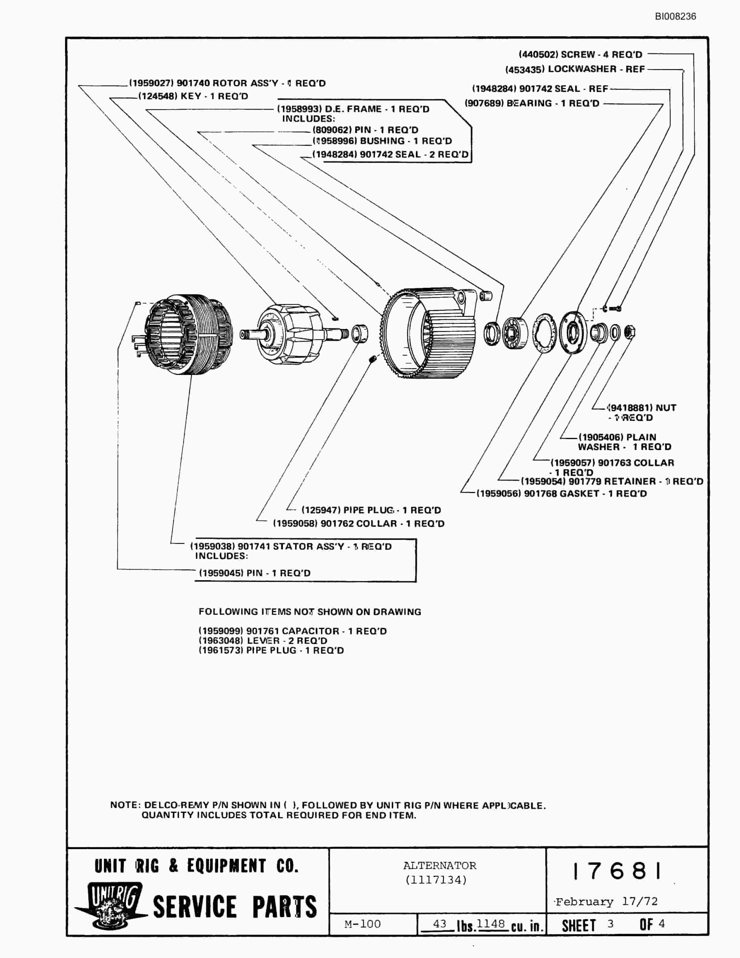 Bucyrus M-85 Parts Catalog BI008236-5