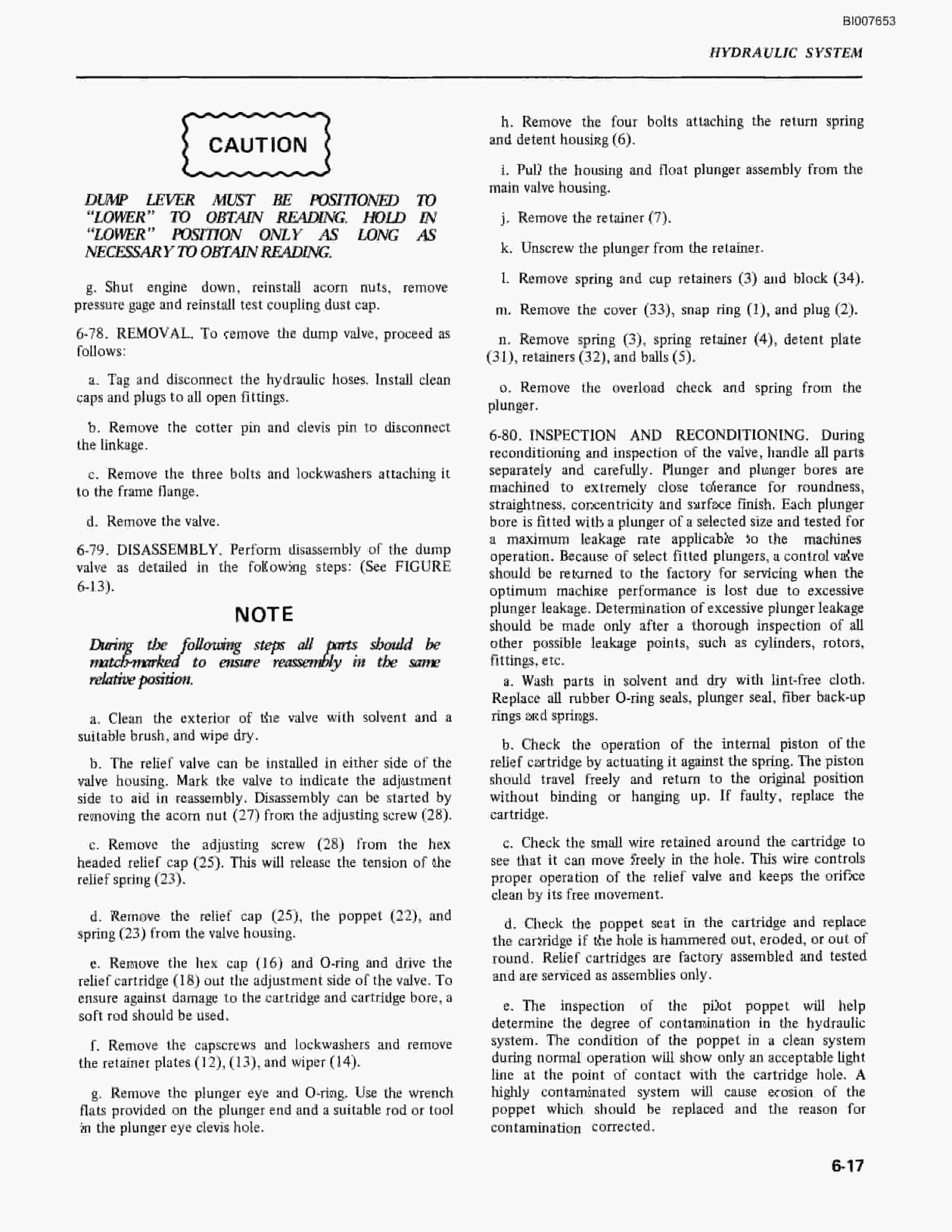 Bucyrus M200 Mechanical Technical Manual BI007653-2