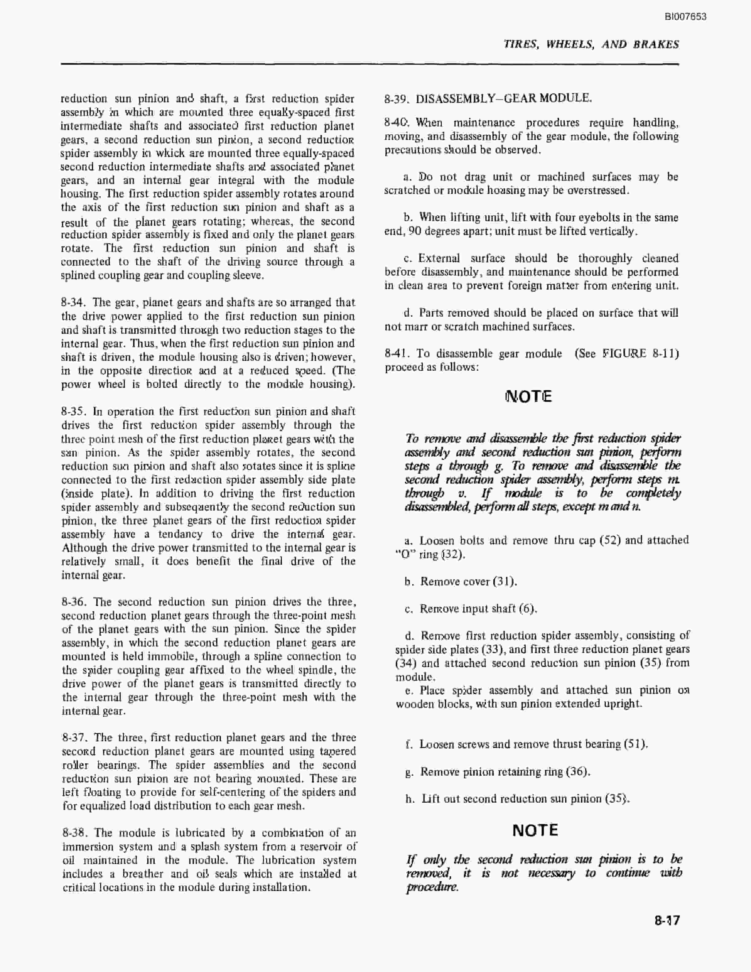 Bucyrus M200 Mechanical Technical Manual BI007653-5
