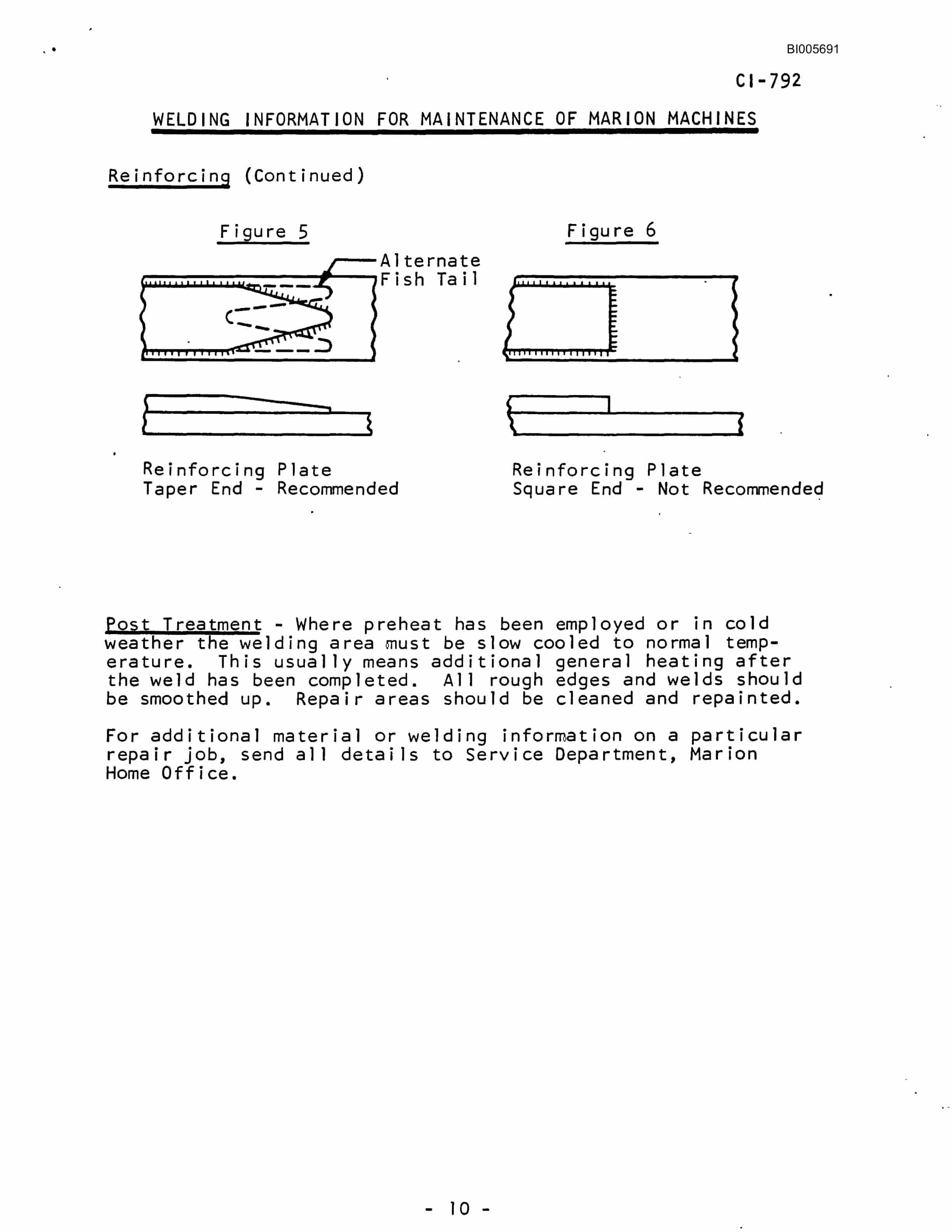 Bucyrus Marion 111-M Diesel Technical Manual BI005691-5