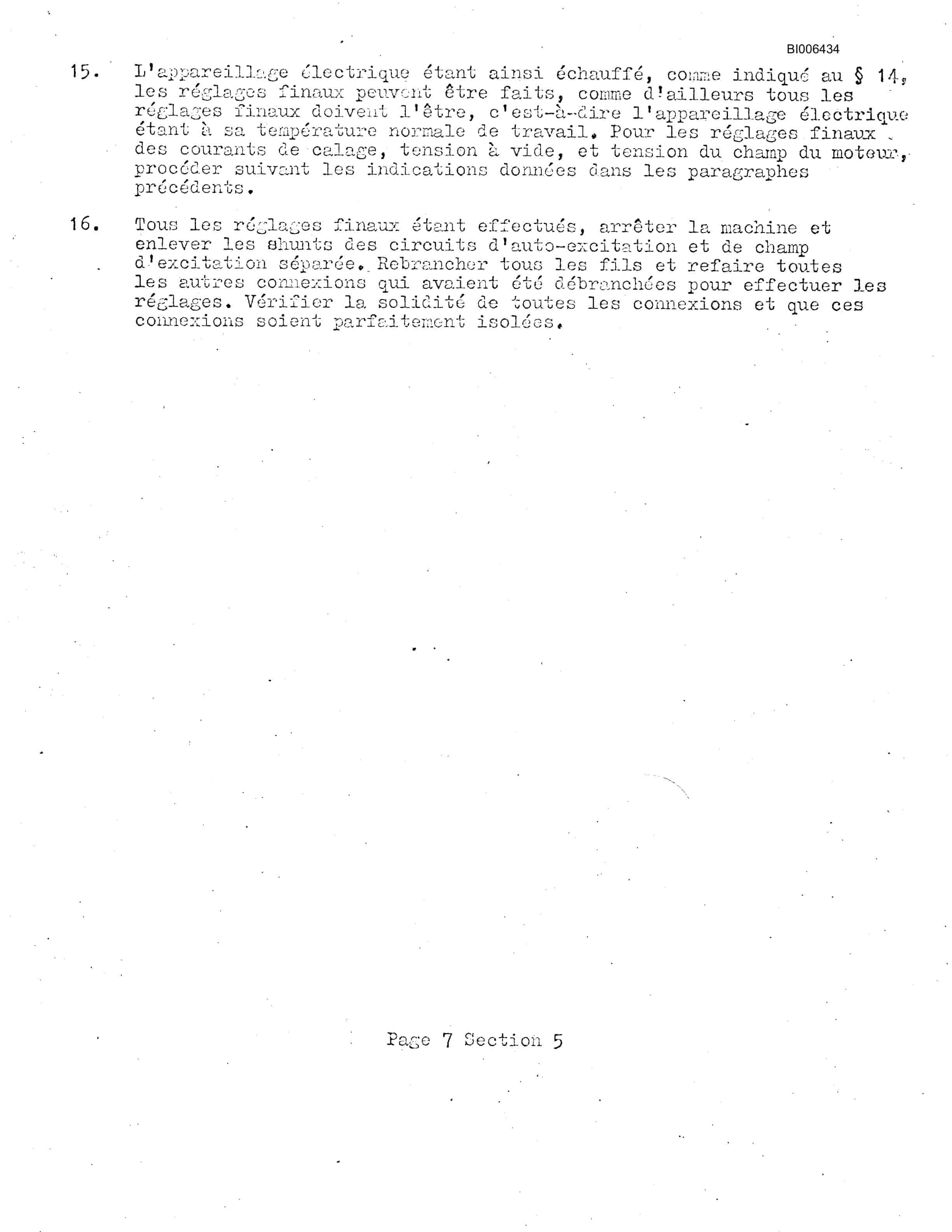 Bucyrus Marion 111-M Diesel Technical Manual BI006434-3