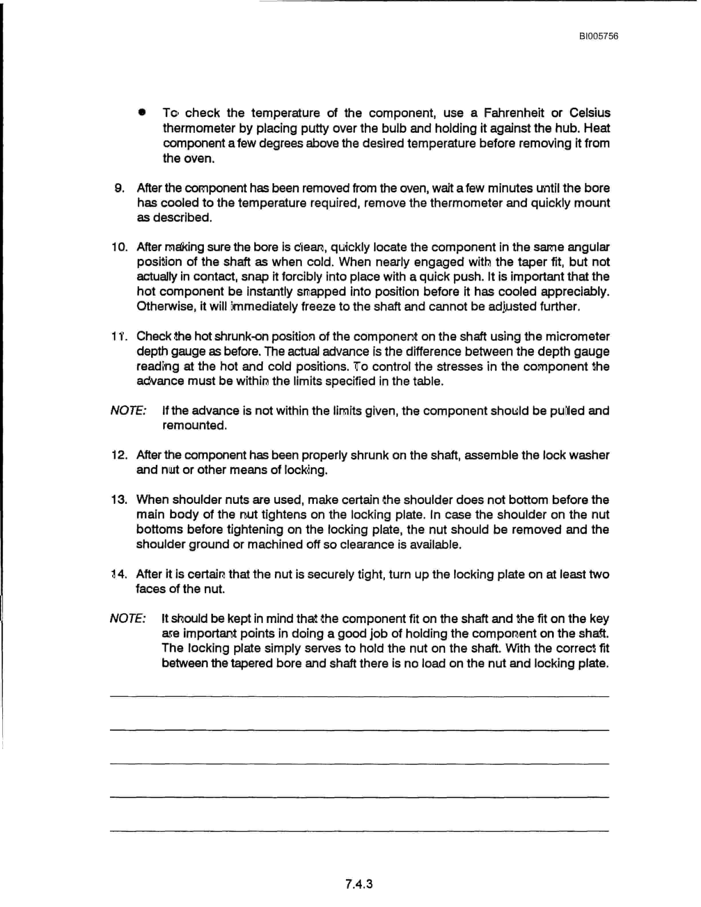 Bucyrus Marion 182-M Mining Shovel Technical Manual BI005756-3