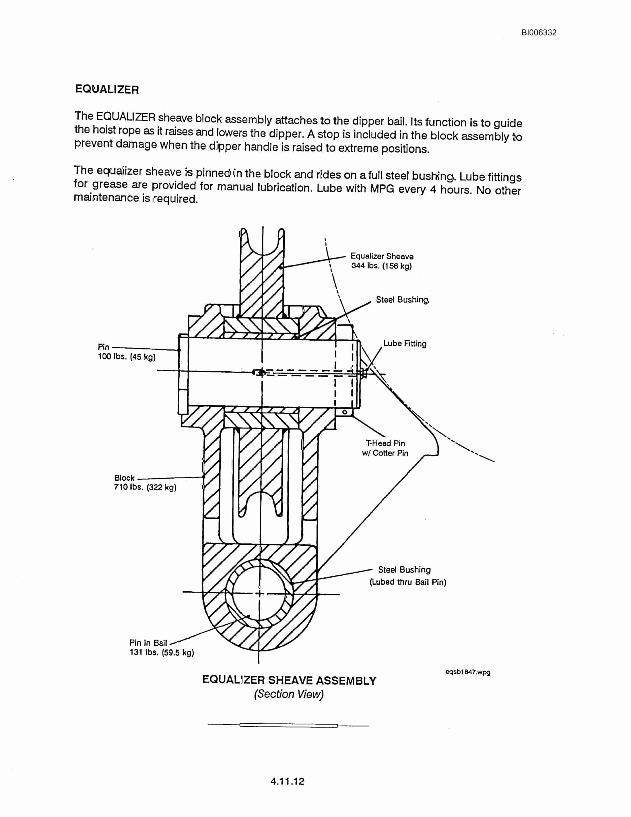 Bucyrus Marion 182M Mining Shovel Technical Manual BI006332-2