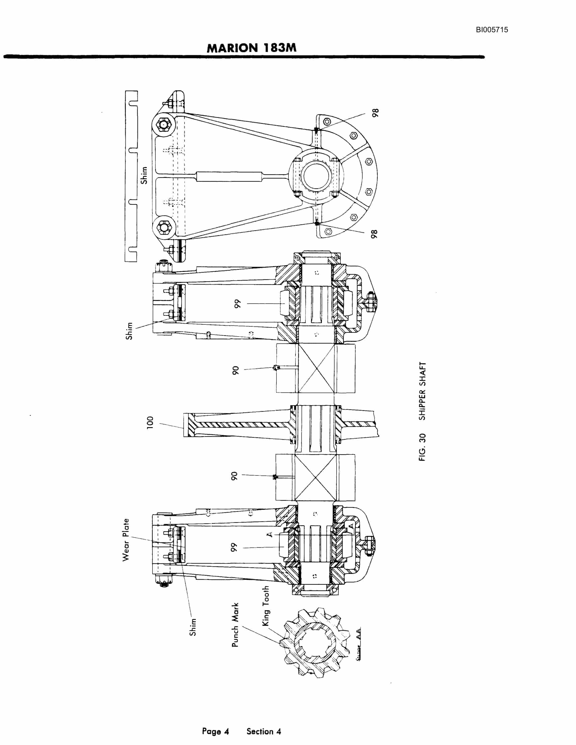 Bucyrus Marion 183-M Shovel Technical Manual BI005715-4