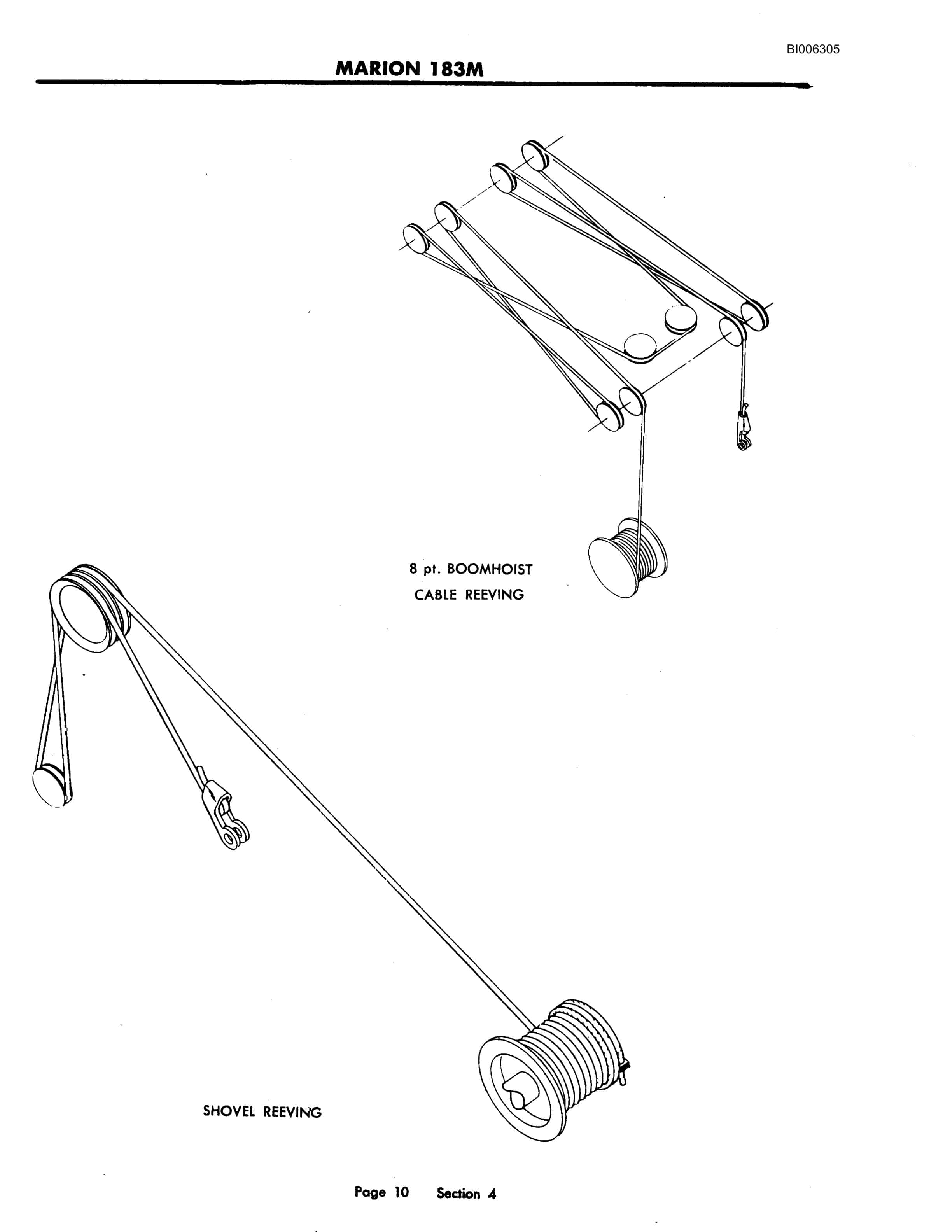 Bucyrus Marion 183-M Shovel Technical Manual BI006305-5