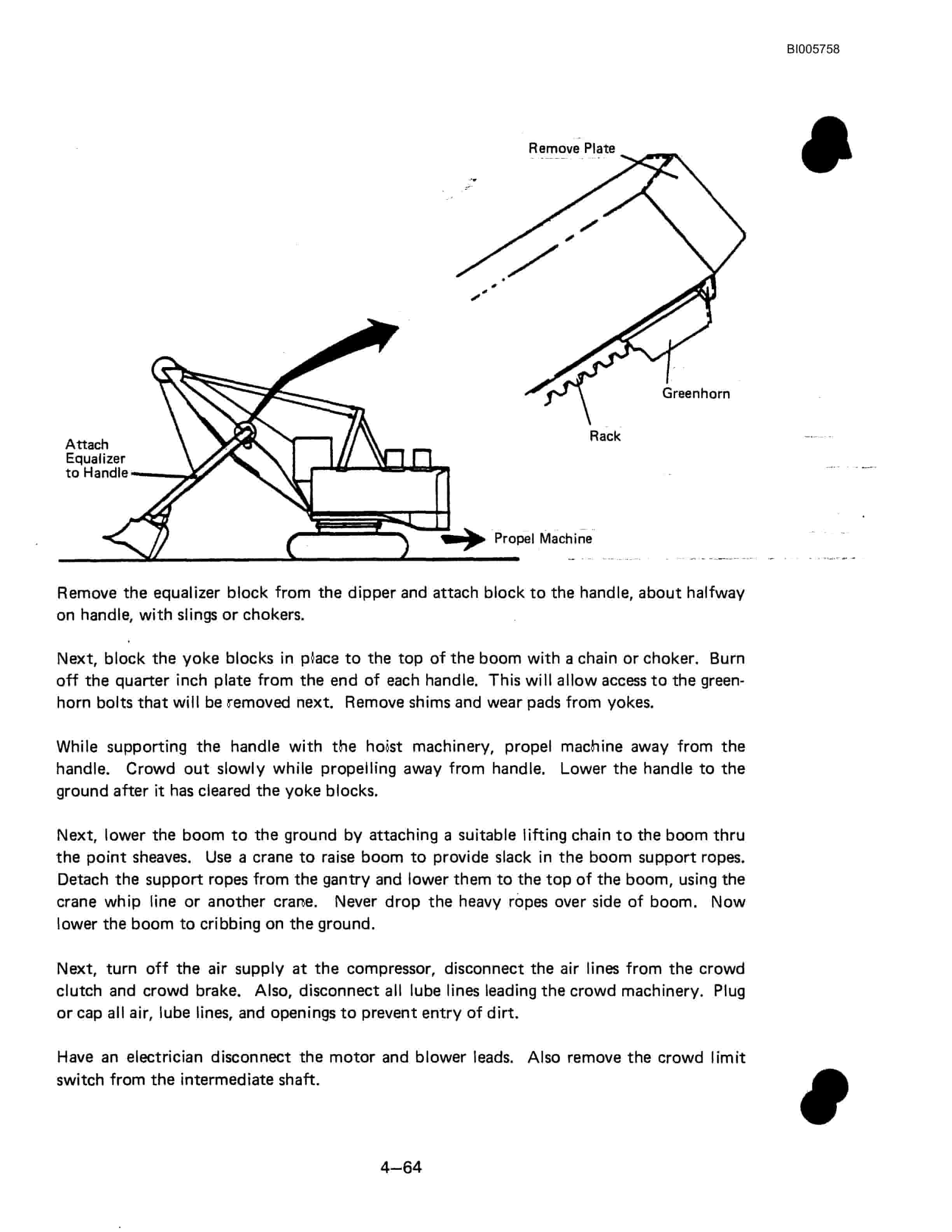 Bucyrus Marion 191-M Electric Shovel Technical Manual BI005758-2