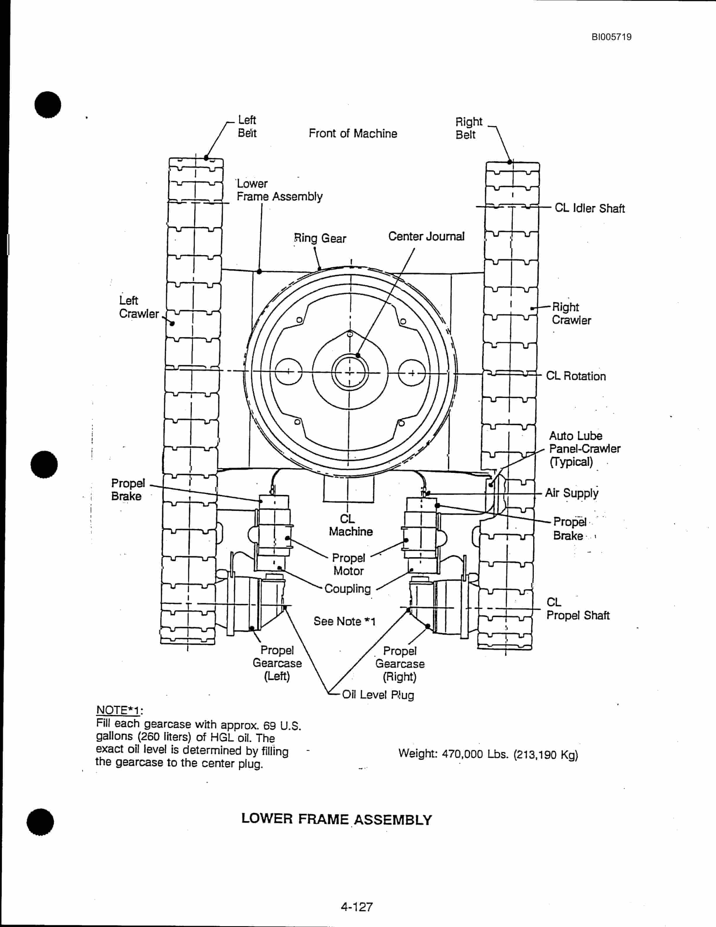 Bucyrus Marion 191-M Mining Shovel Technical Manual BI005719-2