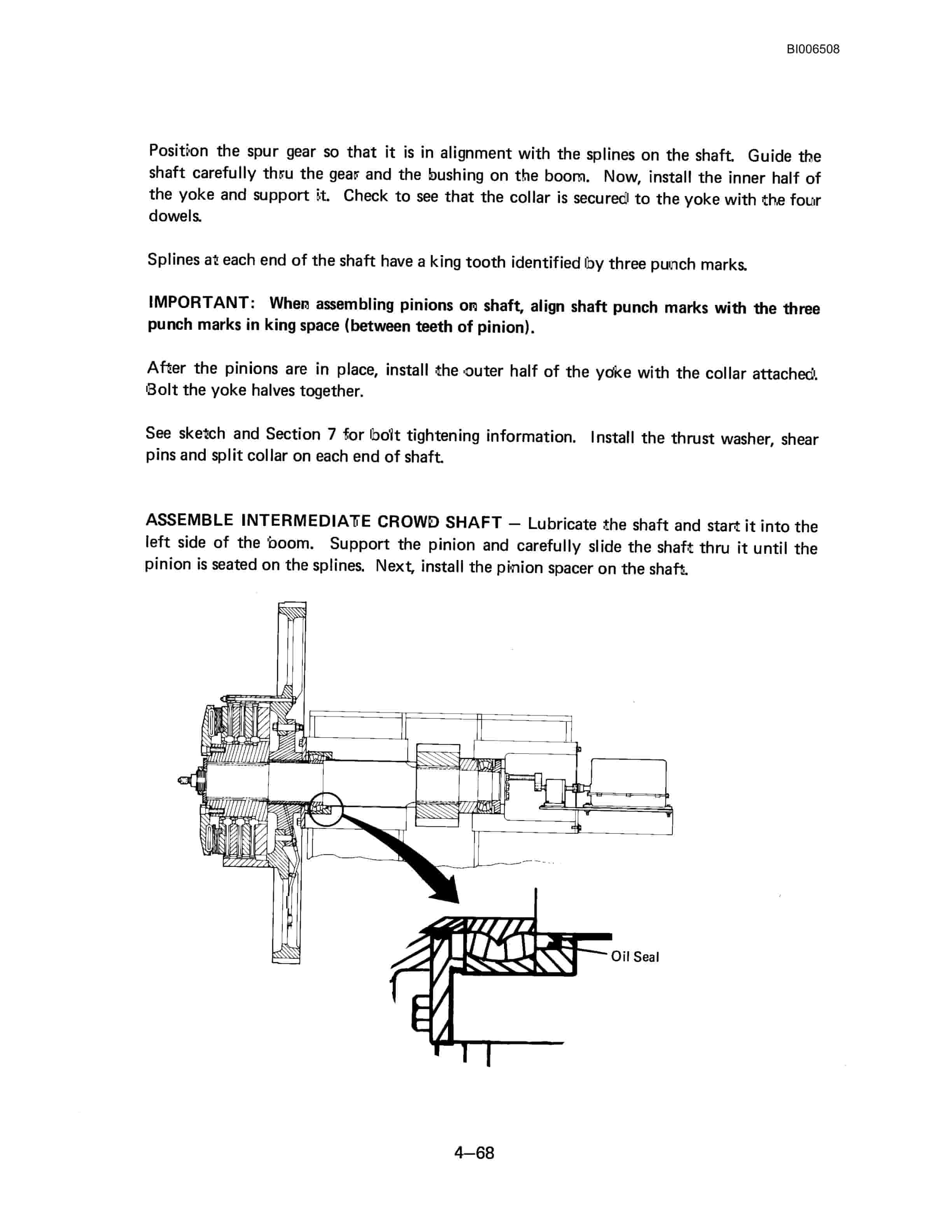 Bucyrus Marion 191-M Mining Shovel Technical Manual BI006508-2