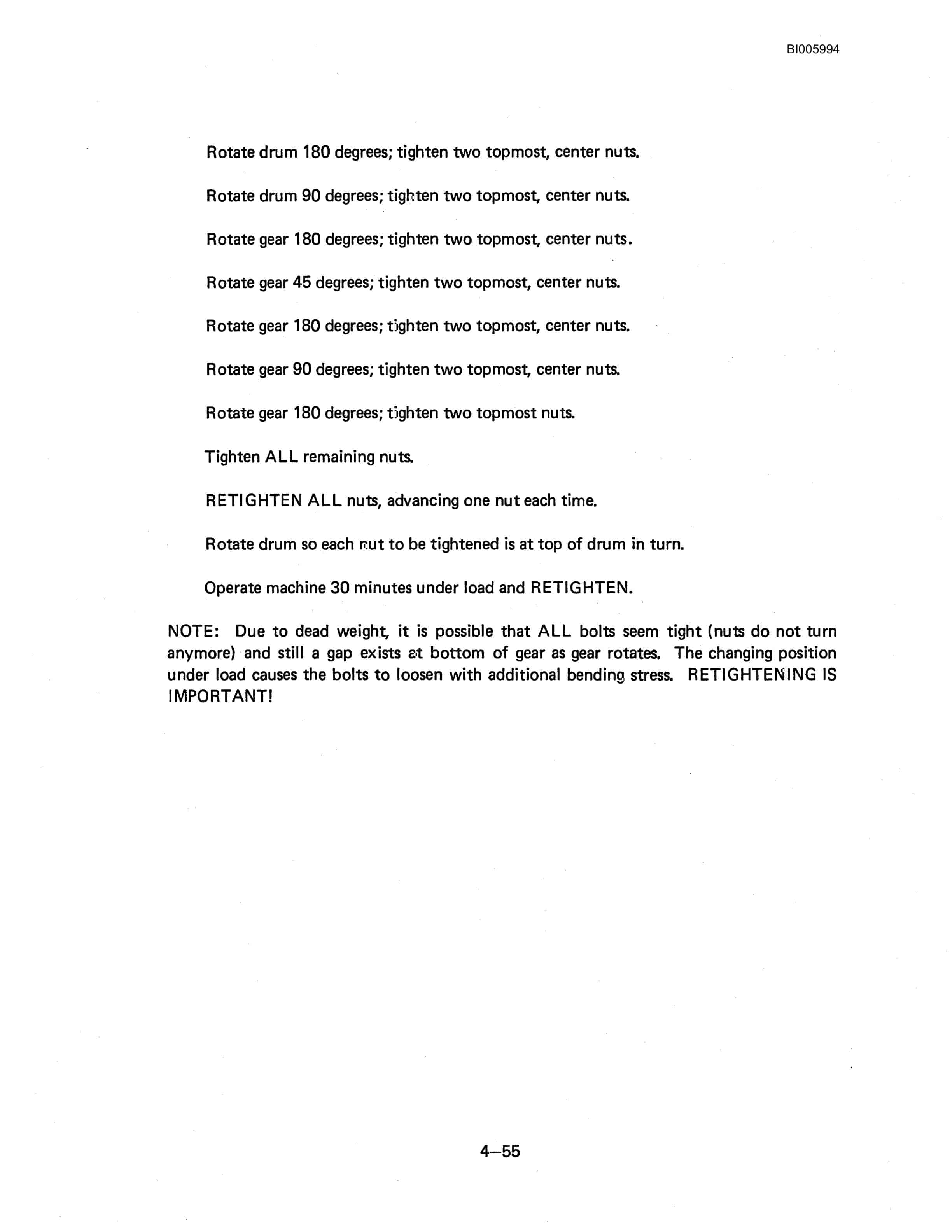 Bucyrus Marion 191-M Technical Manual BI005994-2