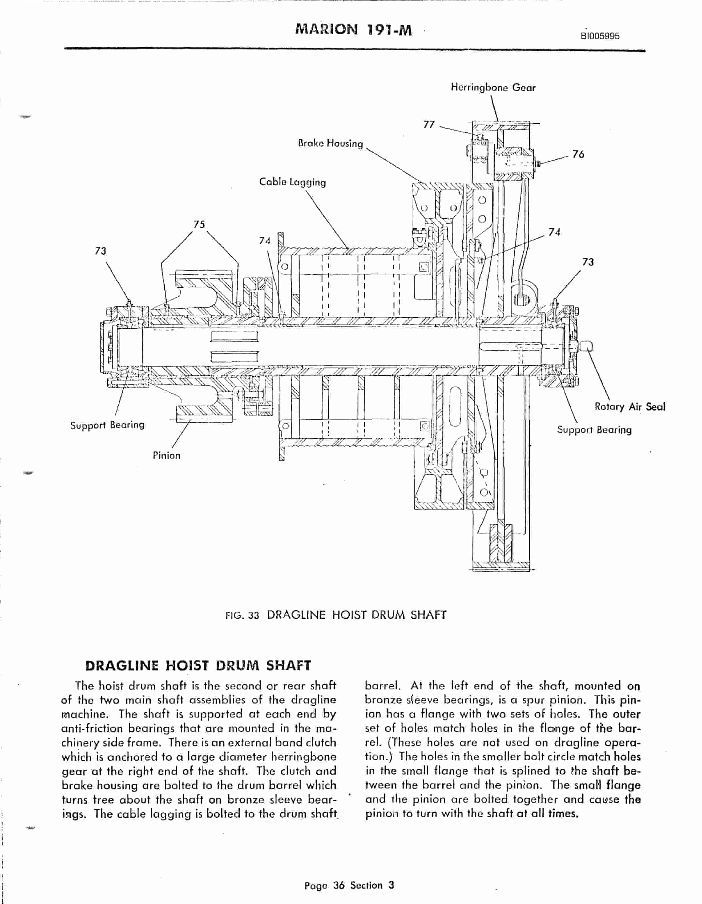Bucyrus Marion 191-M Ward Leonard Electric Technical Manual BI005995-5