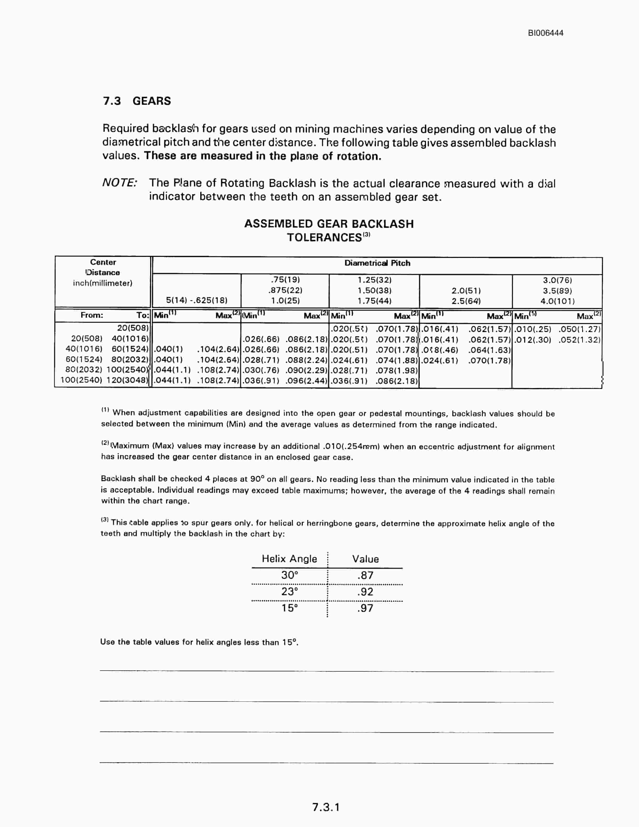 Bucyrus Marion 195-M Crawler Dragline Technical Manual BI006444-2