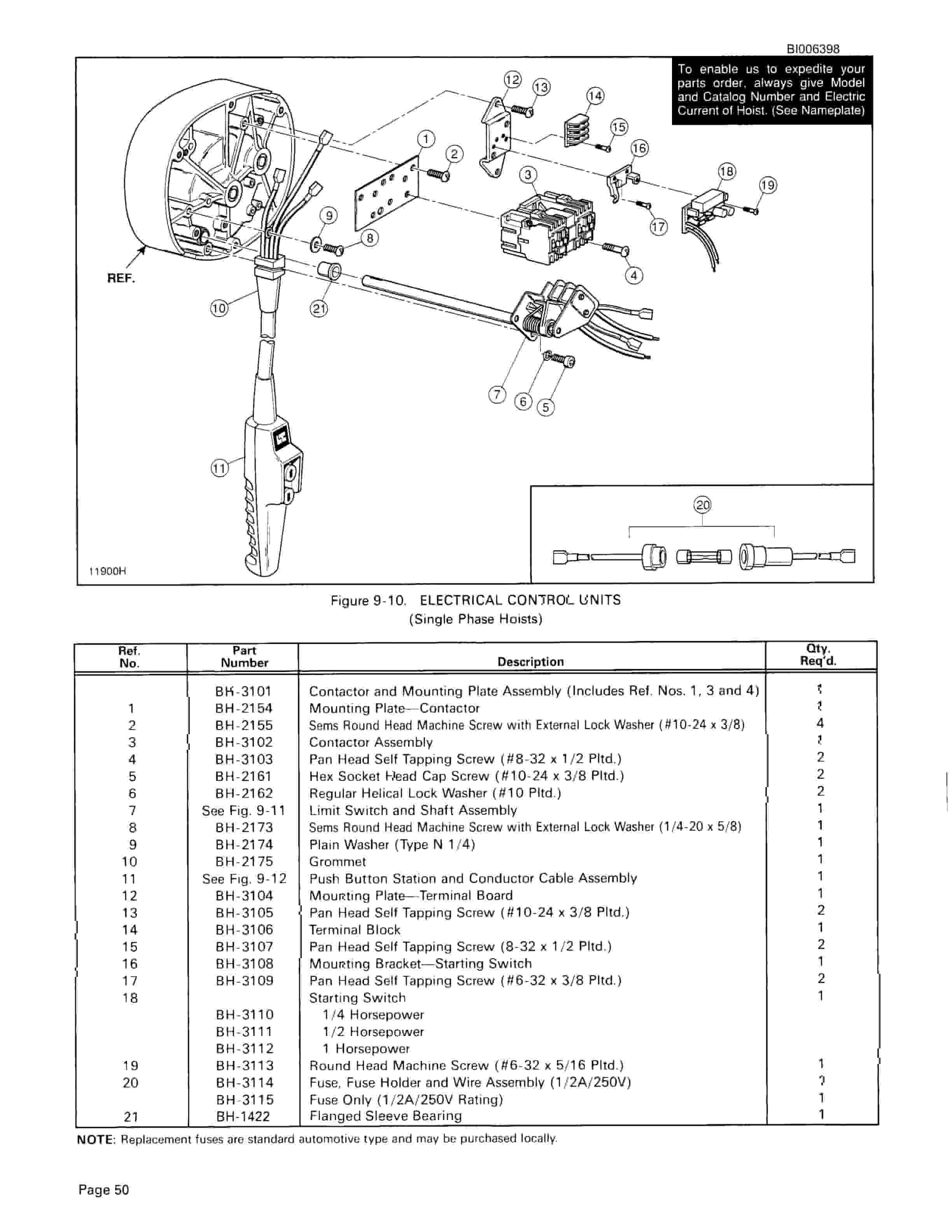 Bucyrus Marion 195-M Dragline Parts Catalog BI006398-3