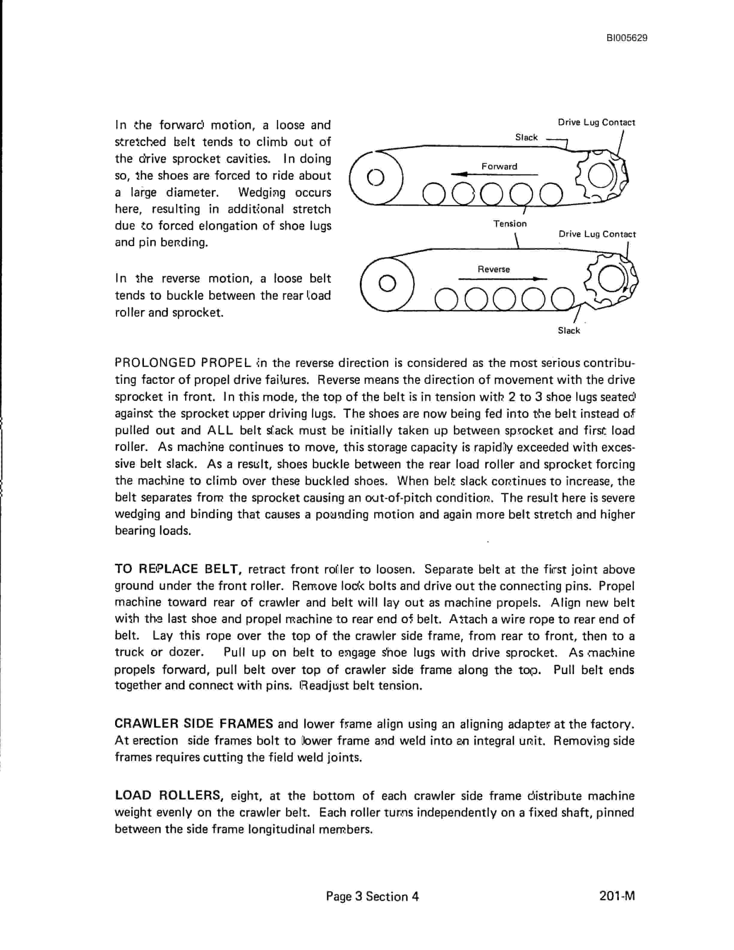 Bucyrus Marion 201-M Electric Shovel Technical Manual BI005629-3