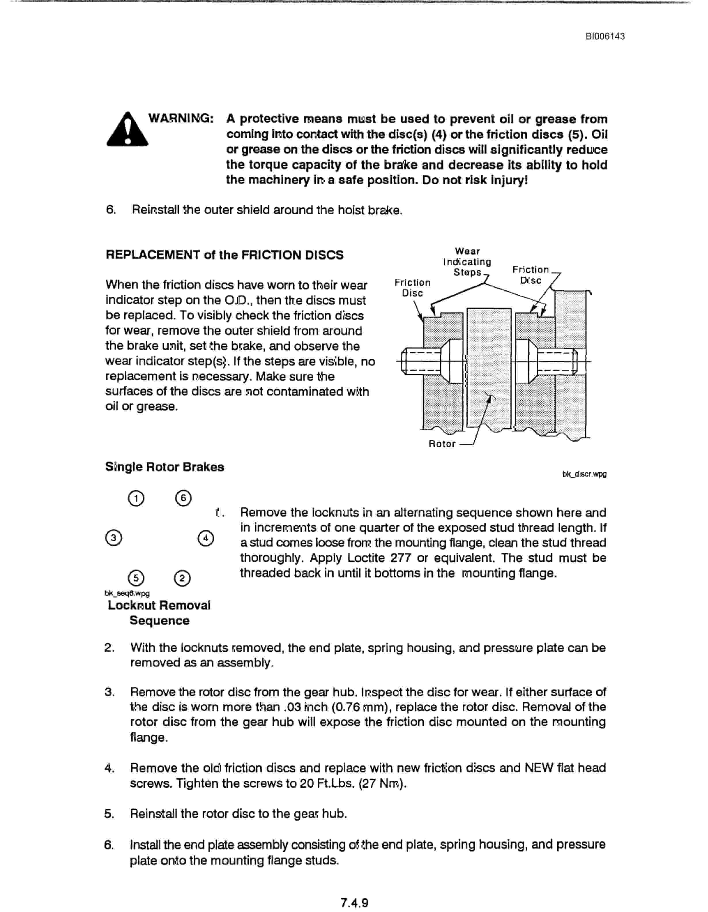 Bucyrus Marion 201-M Mining Shovel Technical Manual BI006143-2
