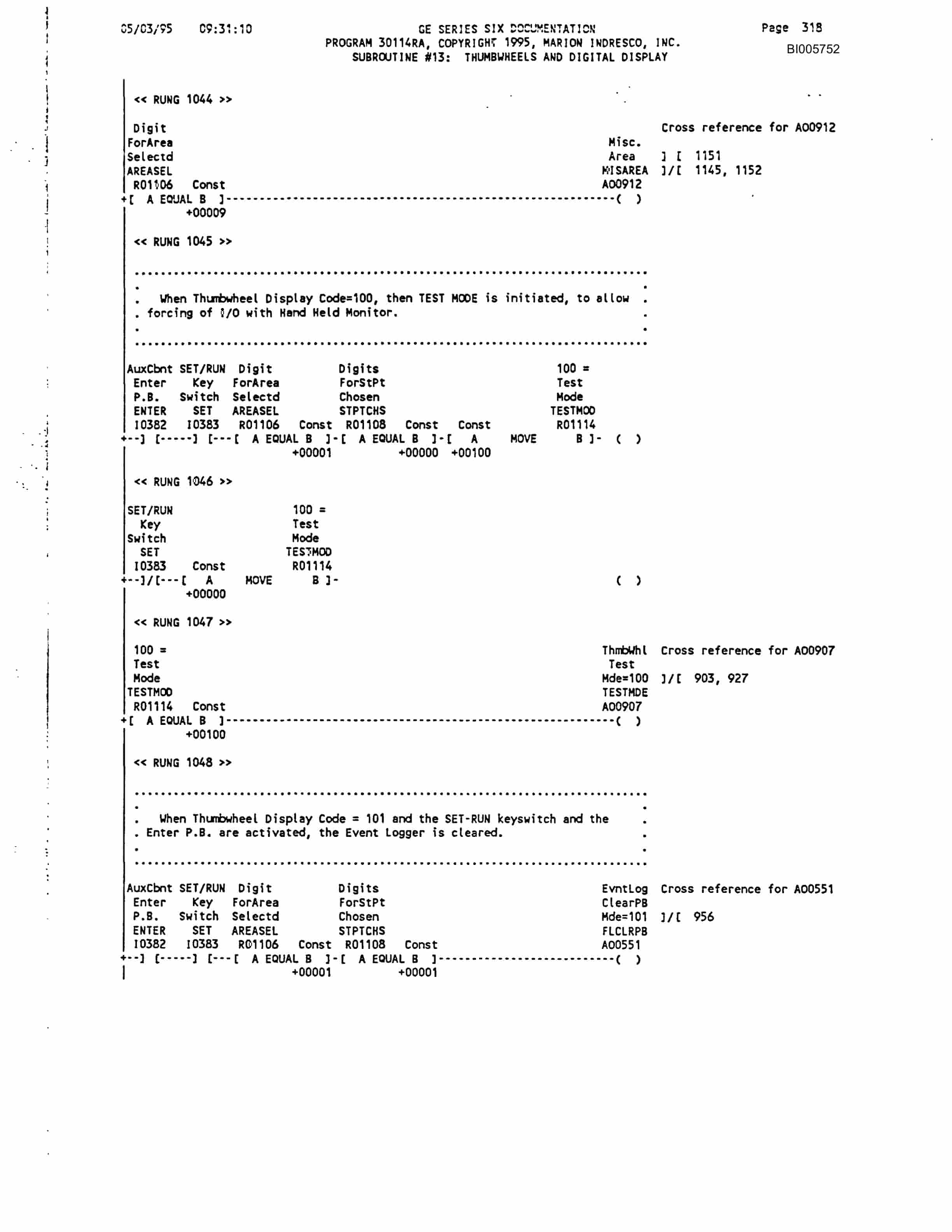 Bucyrus Marion 301-M Mining Shovel Technical Manual BI005752-2