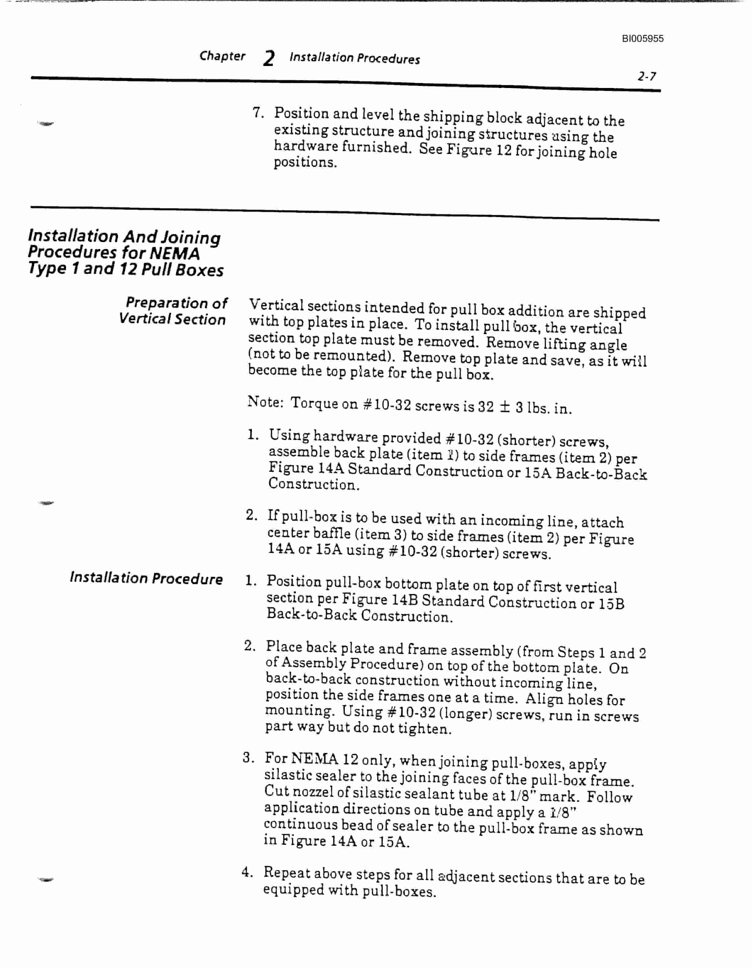 Bucyrus Marion 301-M Mining Shovel Technical Manual BI005955-3