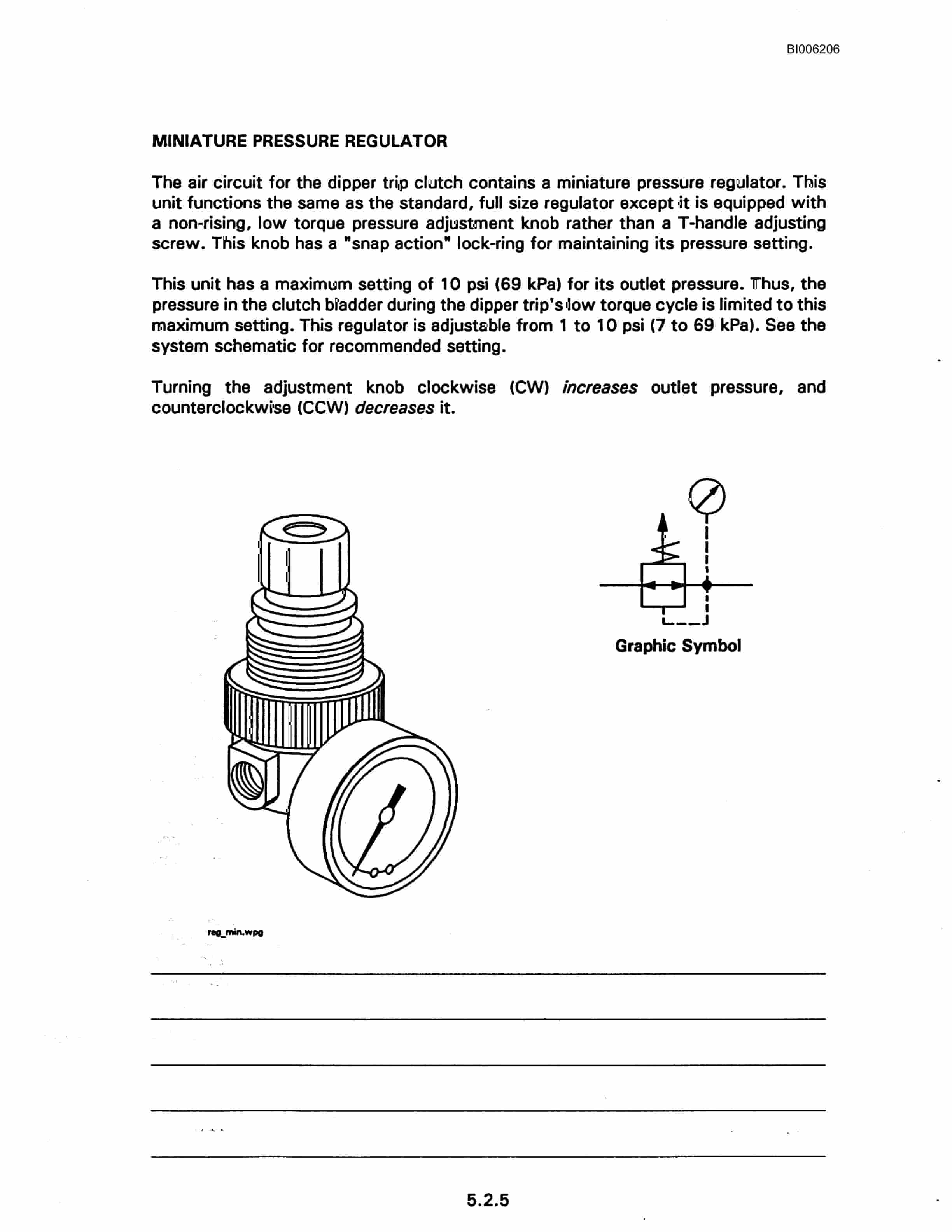 Bucyrus Marion 301-M Mining Shovel Technical Manual BI006206-2