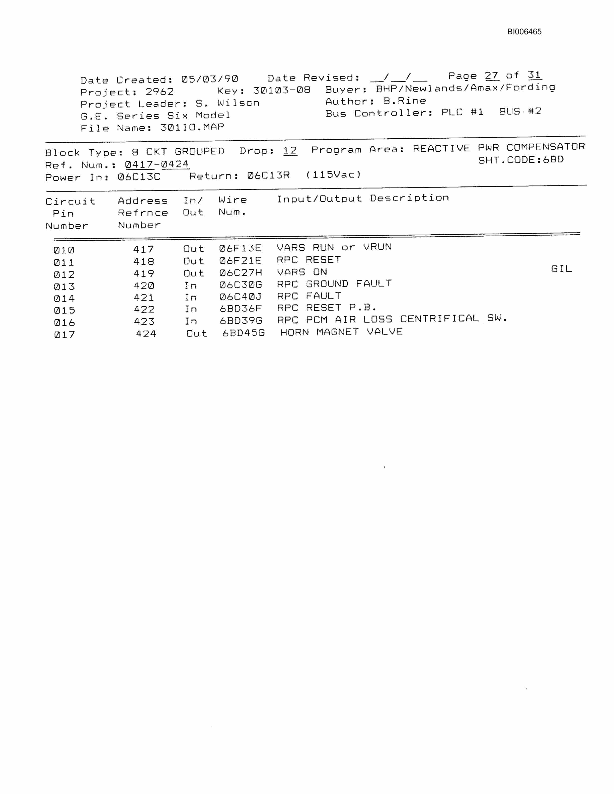 Bucyrus Marion 301-M Mining Shovel Technical Manual BI006465-2