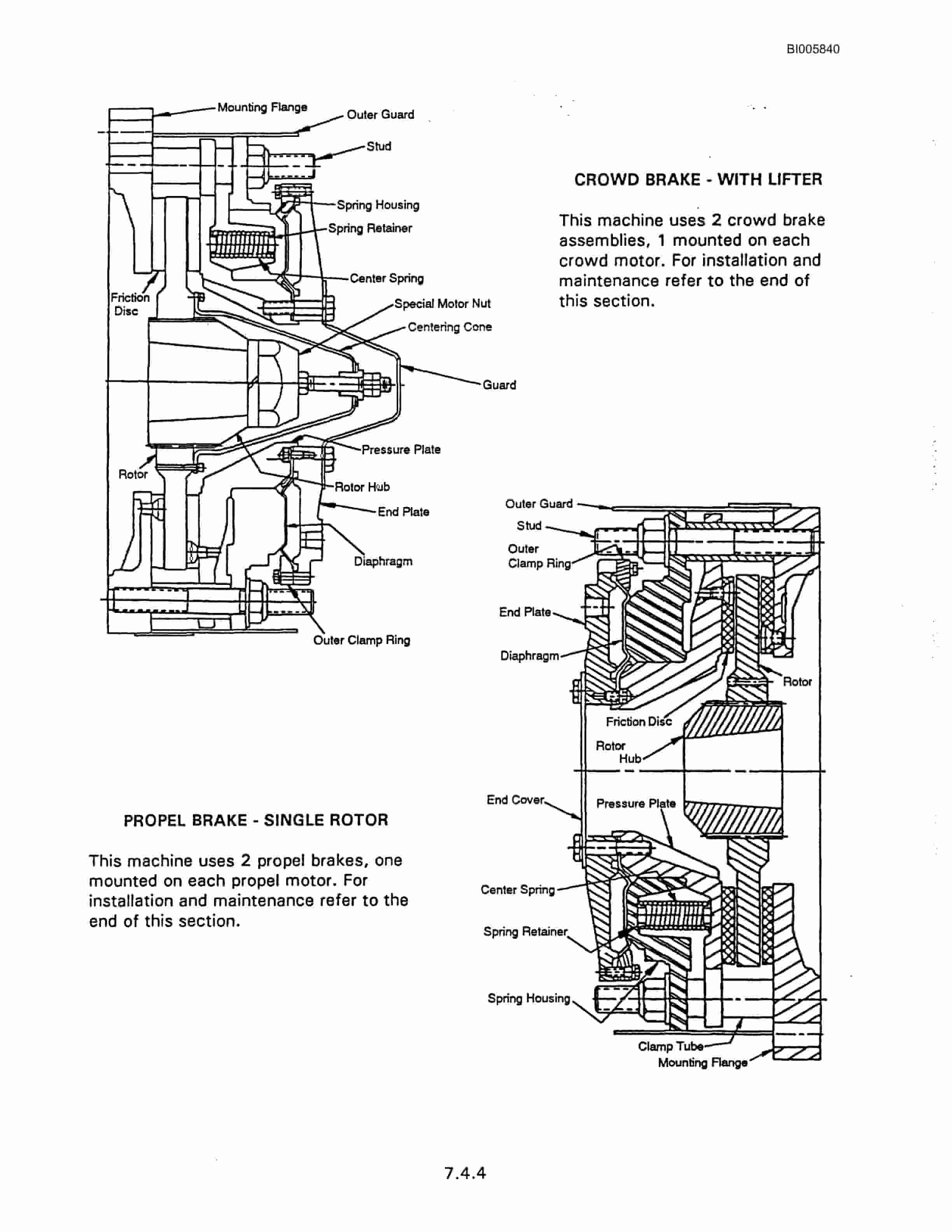 Bucyrus Marion 301M Mining Shovel Technical Manual BI005840-3