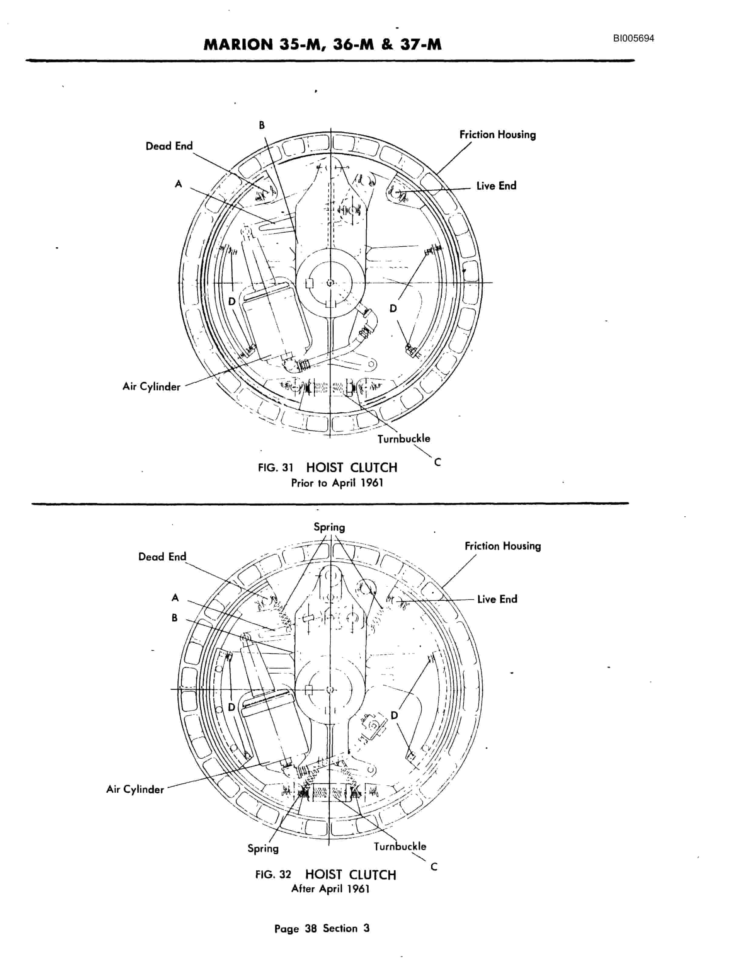Bucyrus Marion 35M, 36M, 37M Technical Manual BI005694-2