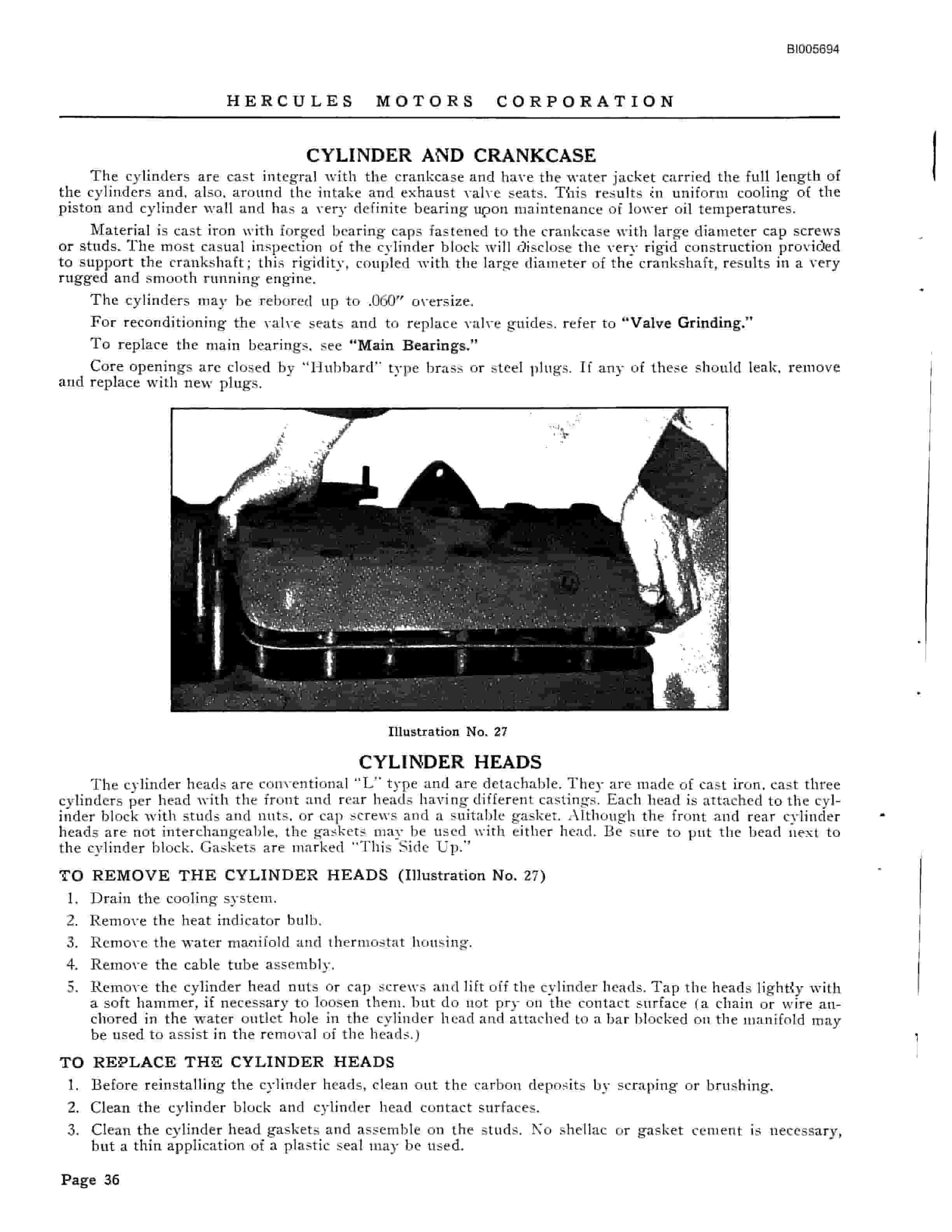 Bucyrus Marion 35M, 36M, 37M Technical Manual BI005694-3