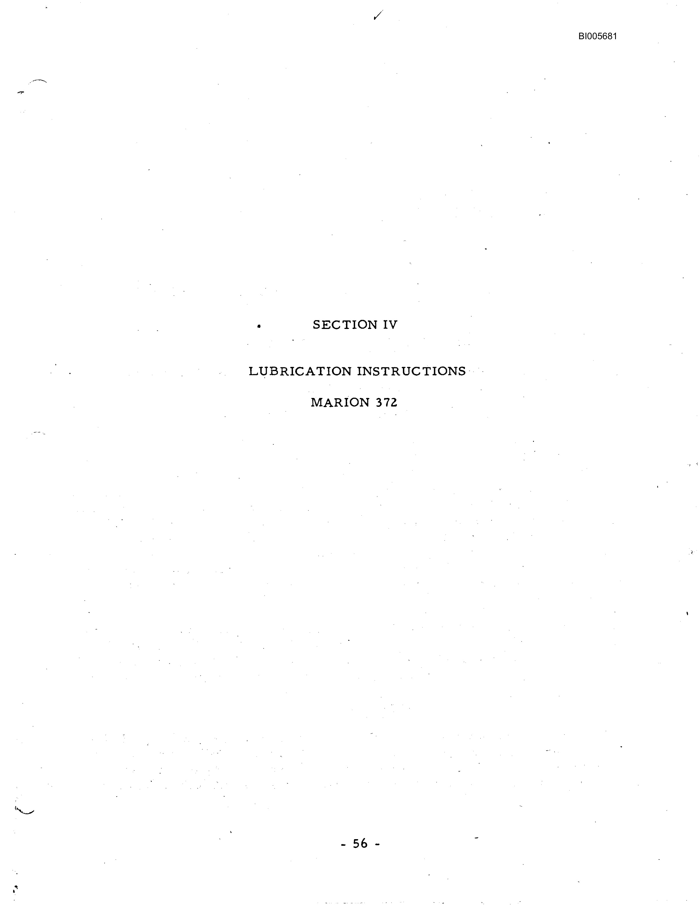 Bucyrus Marion 372 Technical Manual BI005681-2